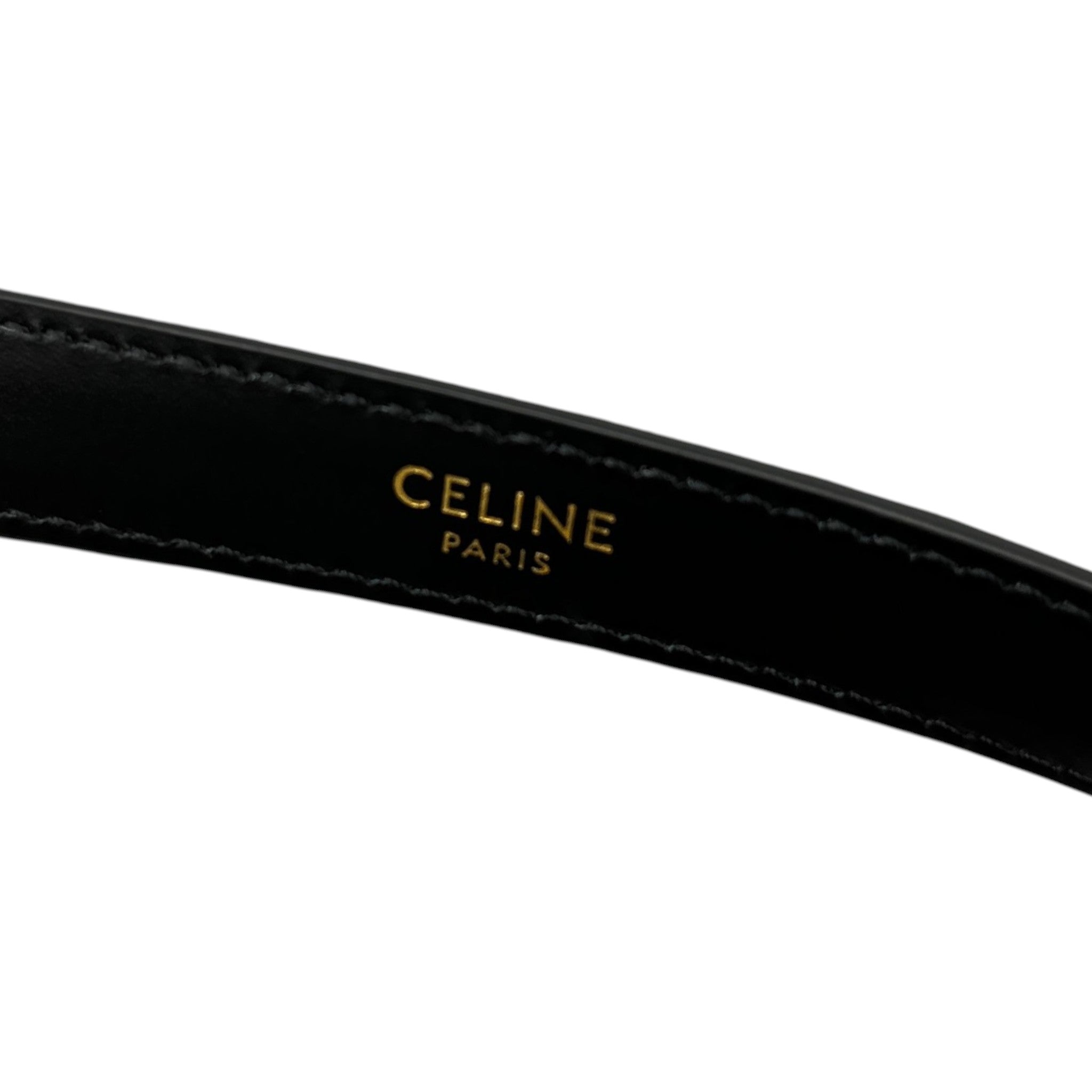 Women's Triomphe 20Mm Belt Black Size 70CM / UK 6