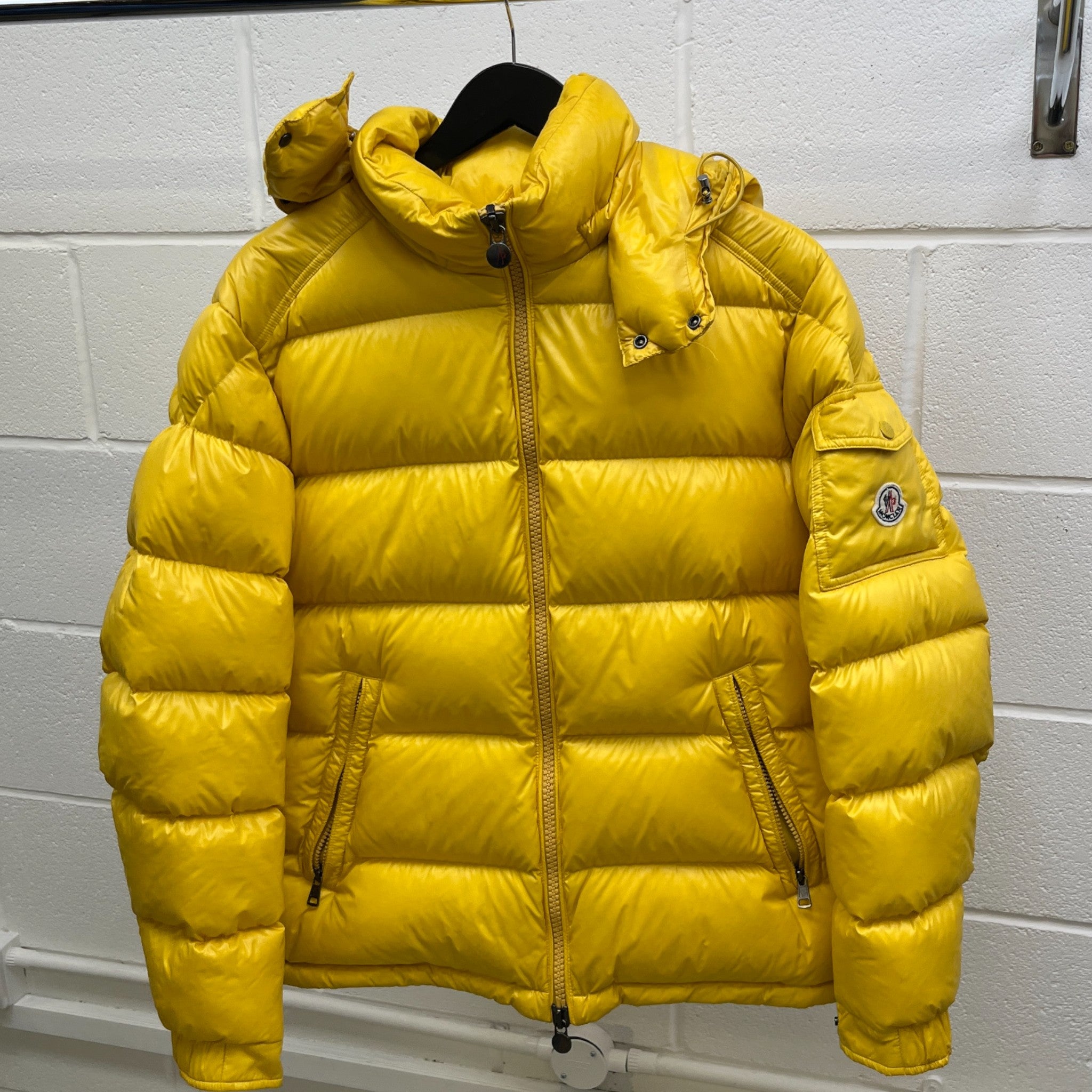 Men's Maya Down Jacket Yellow Size 4 / XL
