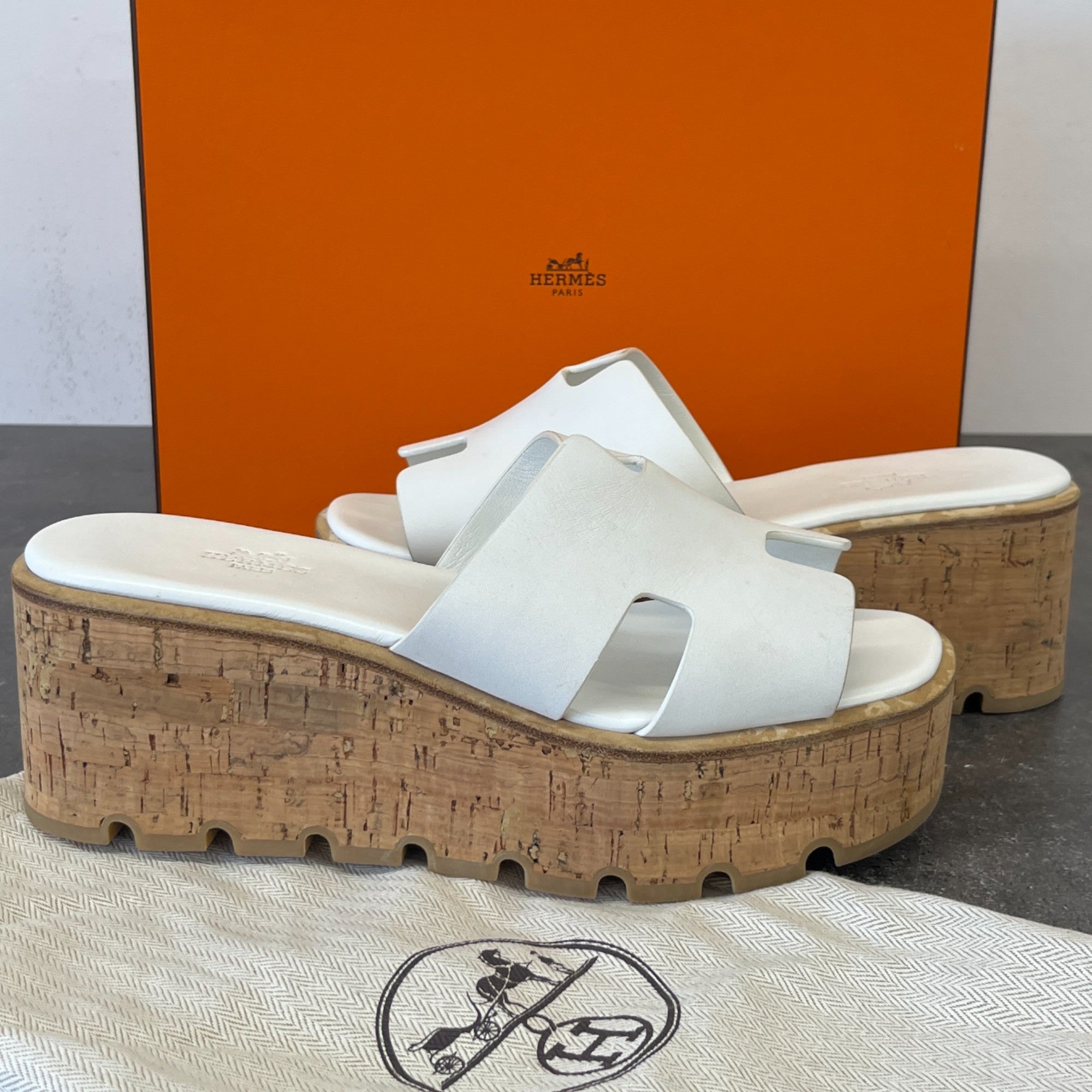 Women's Eze 30 Platform Sandals White Size EU 39 / UK 6