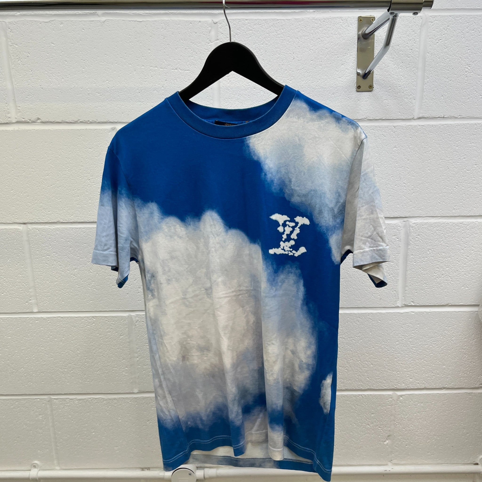 Men's Cloud T-Shirt Blue Size M