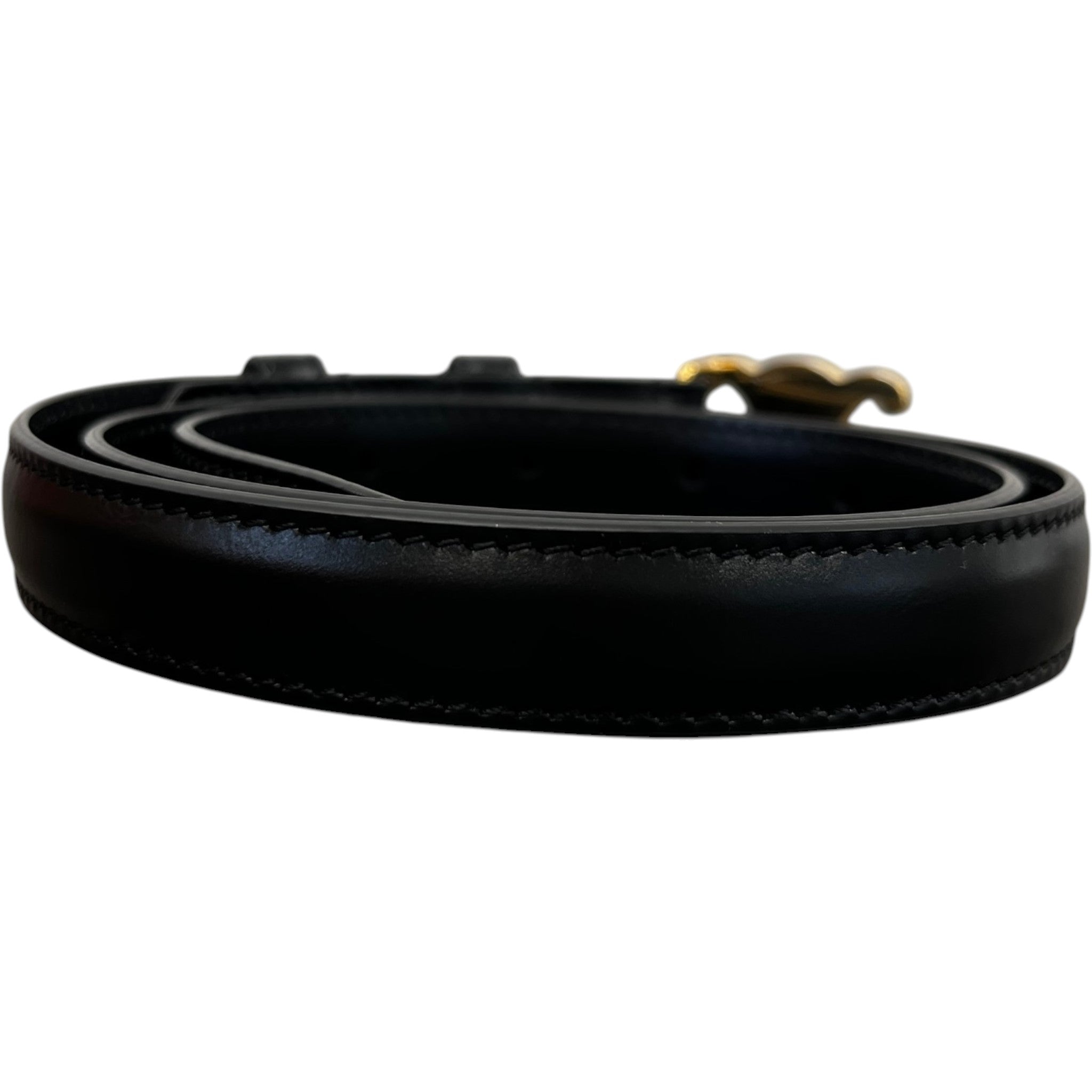 Women's Triomphe 20Mm Belt Black Size 70CM / UK 6