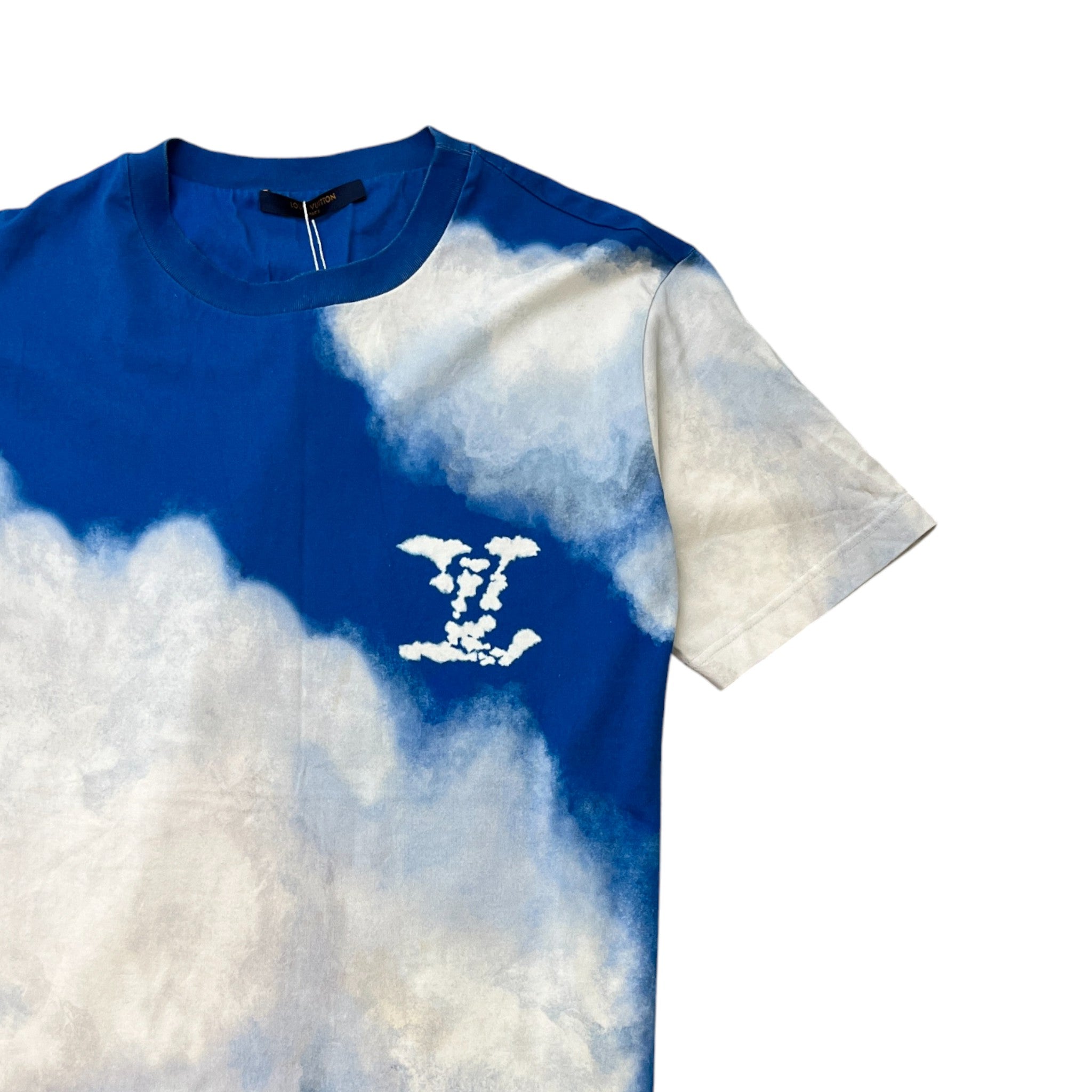 Men's Cloud T-Shirt Blue Size M