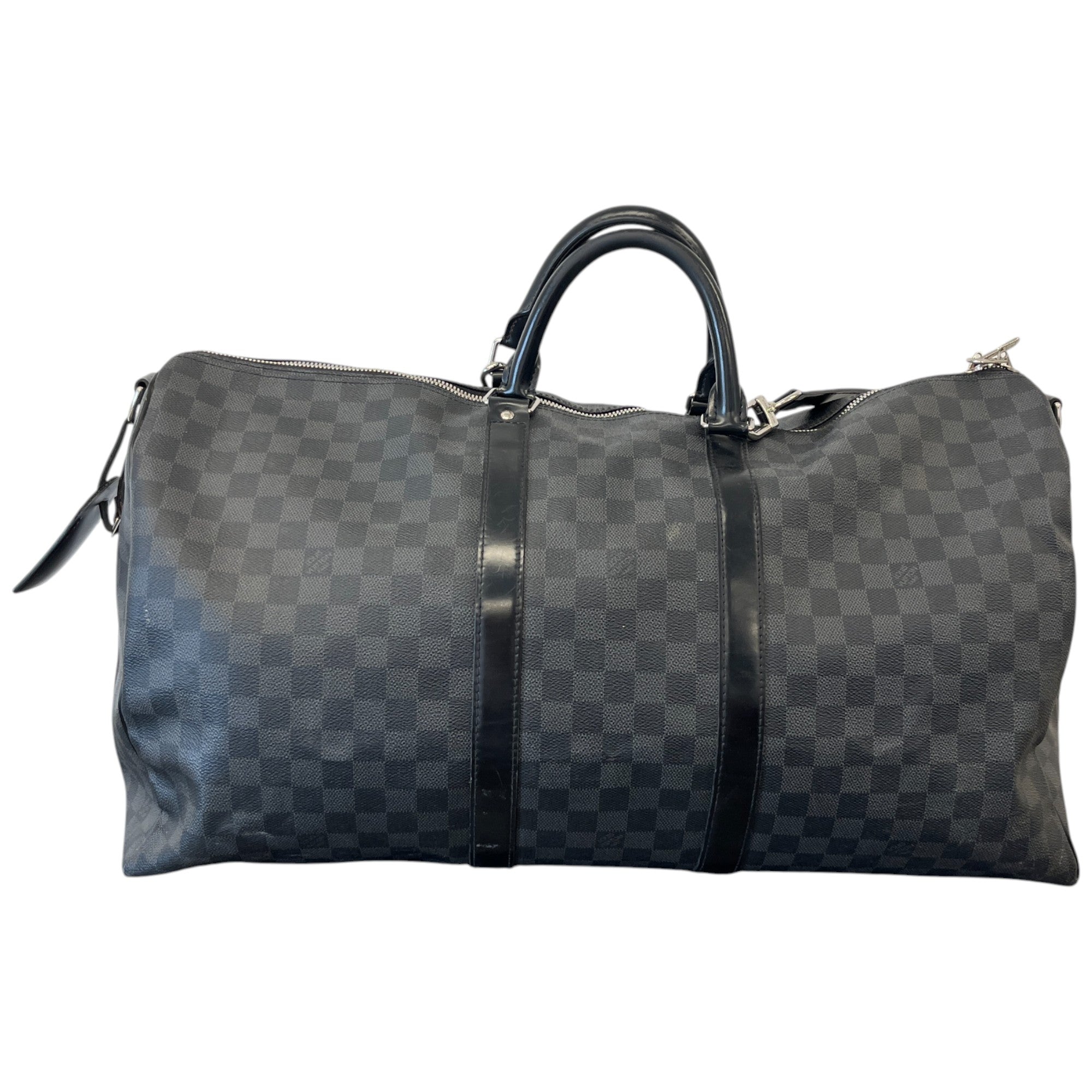 Men's Damier Graphite Keepall Bandoulière 55 Bag Grey