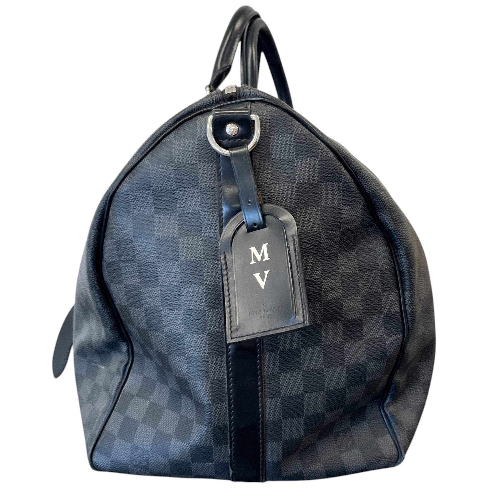 Men's Damier Graphite Keepall Bandoulière 55 Bag Grey