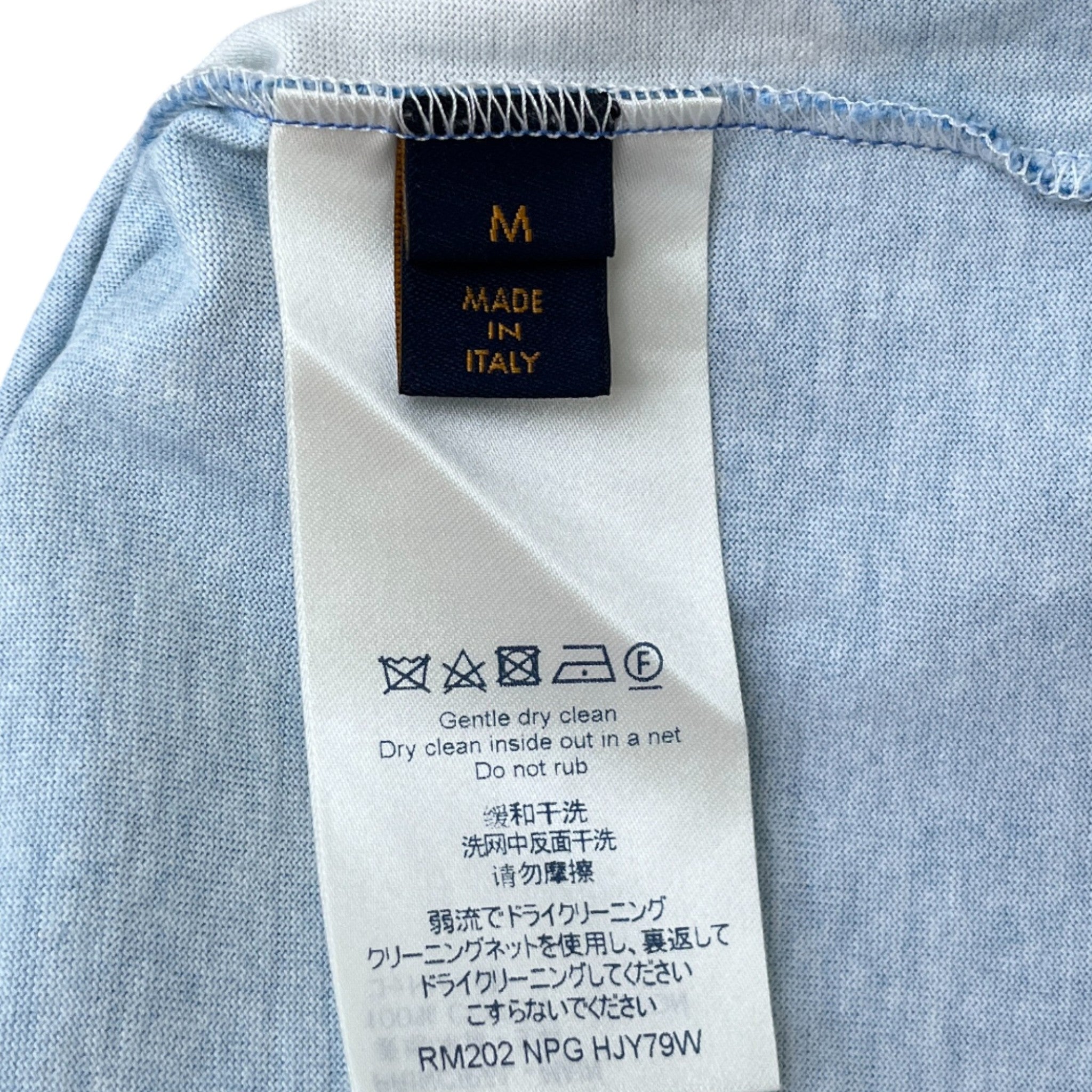 Men's Cloud T-Shirt Blue Size M