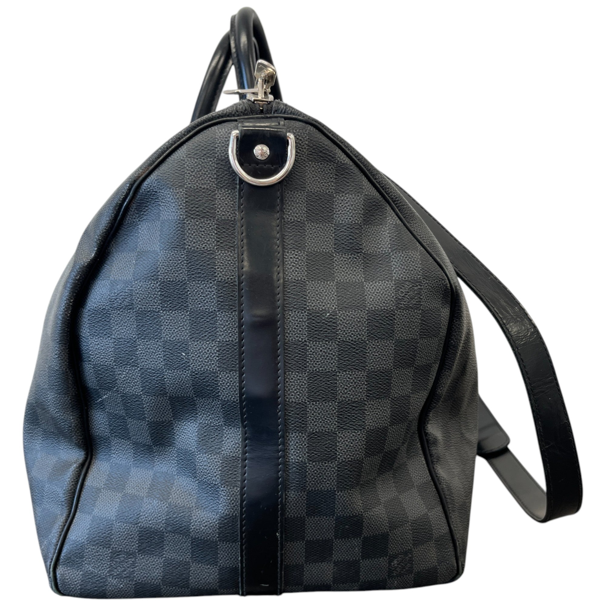 Men's Damier Graphite Keepall Bandoulière 55 Bag Grey