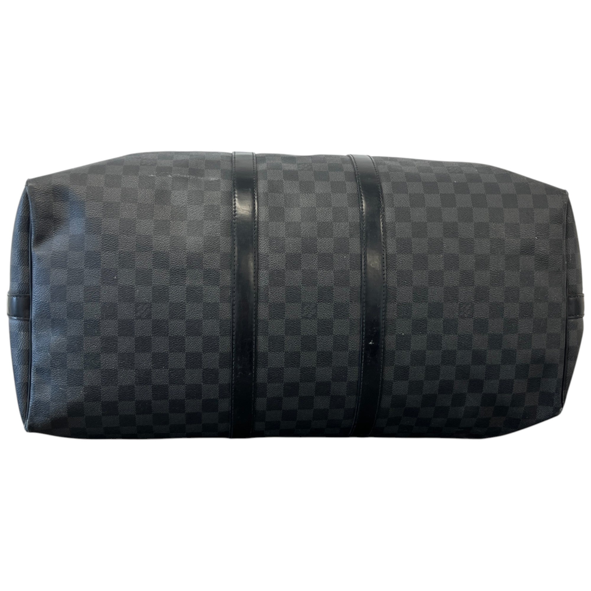 Men's Damier Graphite Keepall Bandoulière 55 Bag Grey
