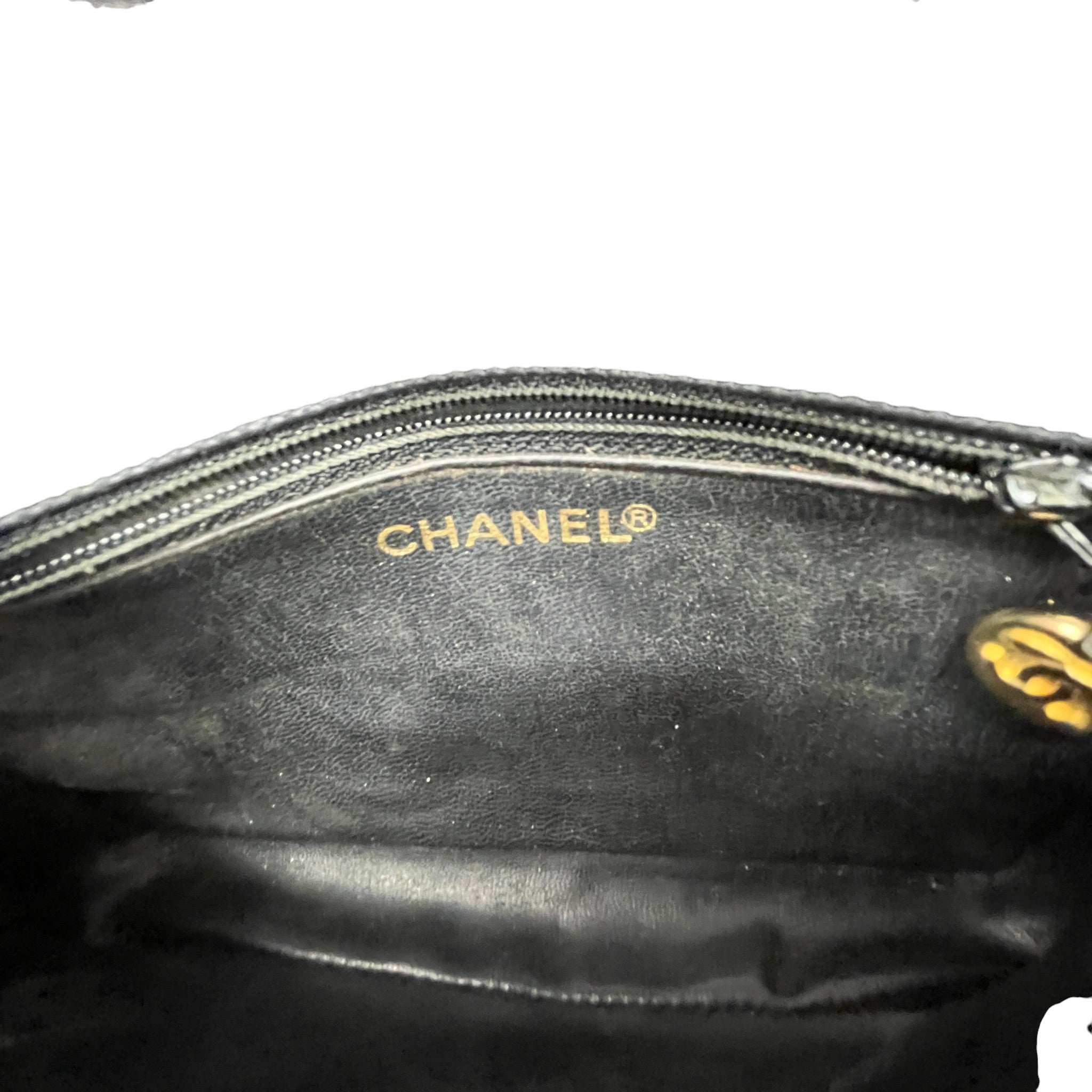 Men's Quilted Cc Belt Bag Black