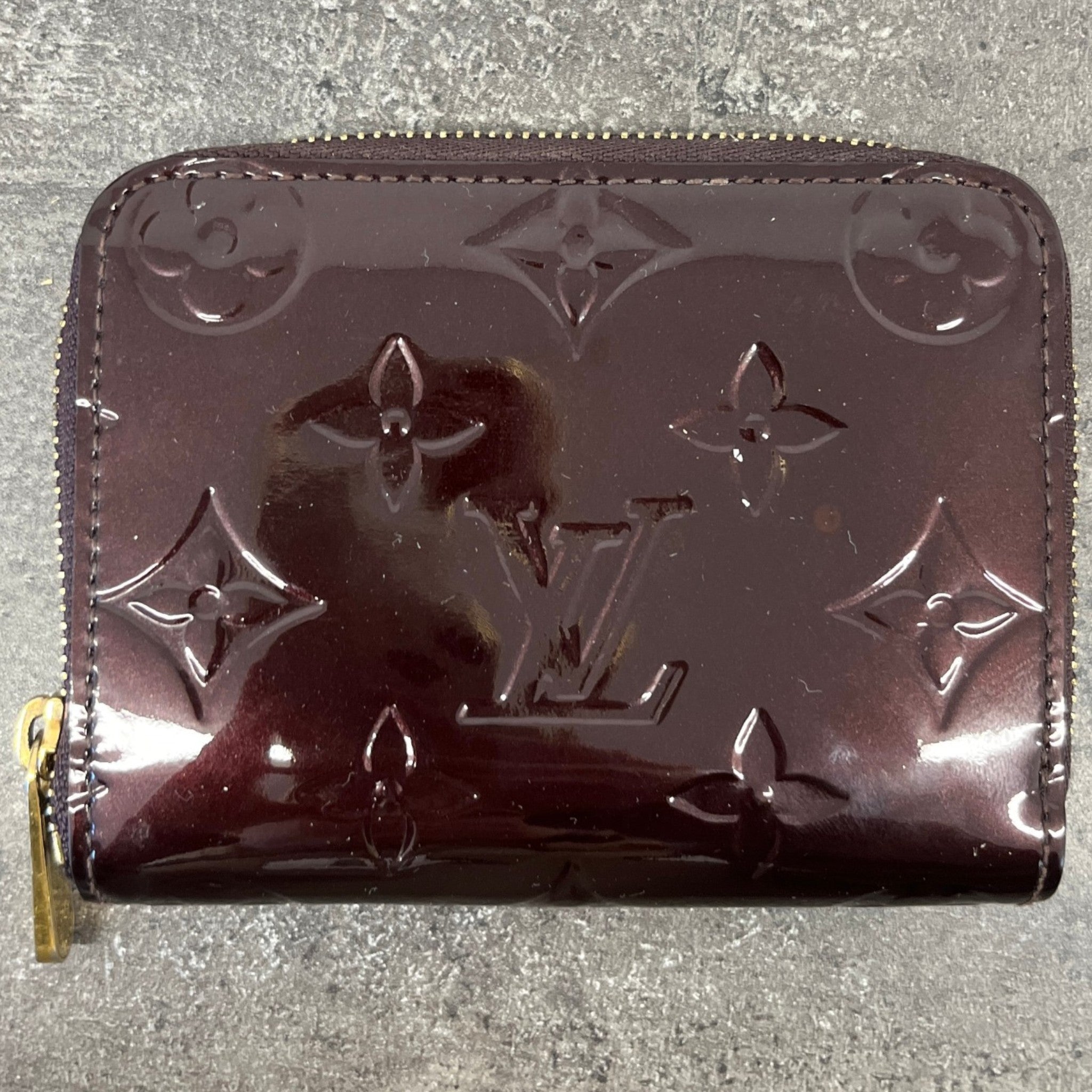 Women's Monogram Vernis Zippy Coin Purse Purple