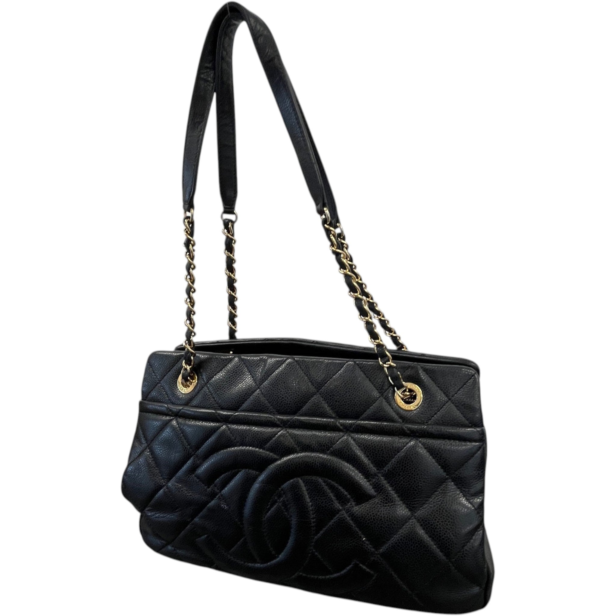 Women's Timeless Cc Chain Caviar Bag Black