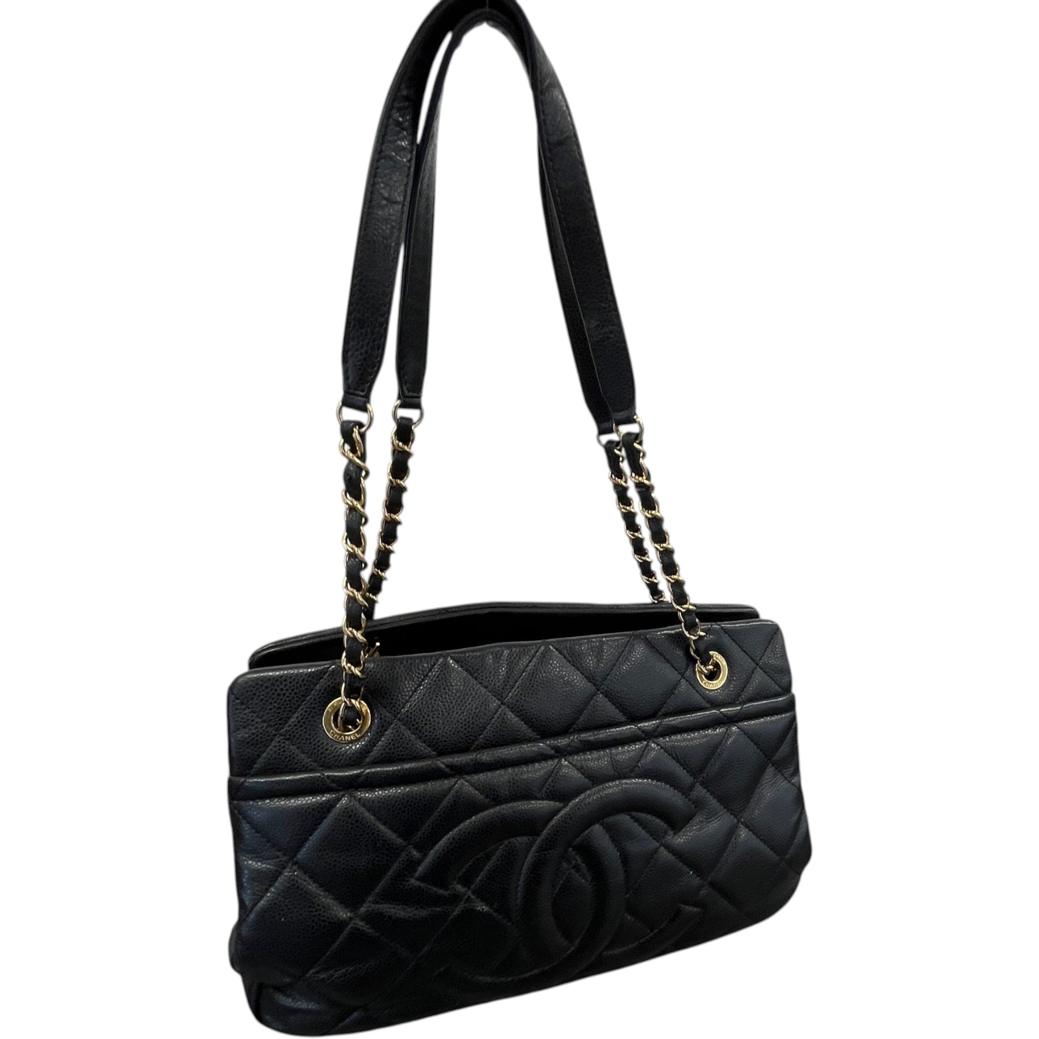 Women's Timeless Cc Chain Caviar Bag Black