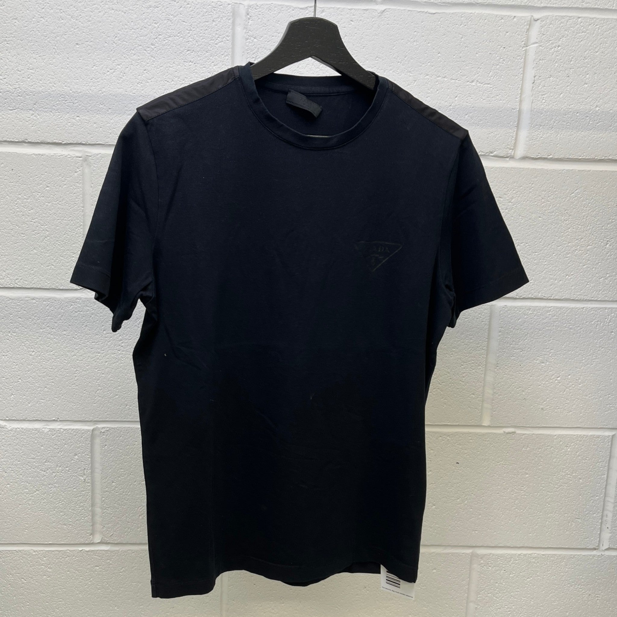 Men's Logo Print T-Shirt Black Size S