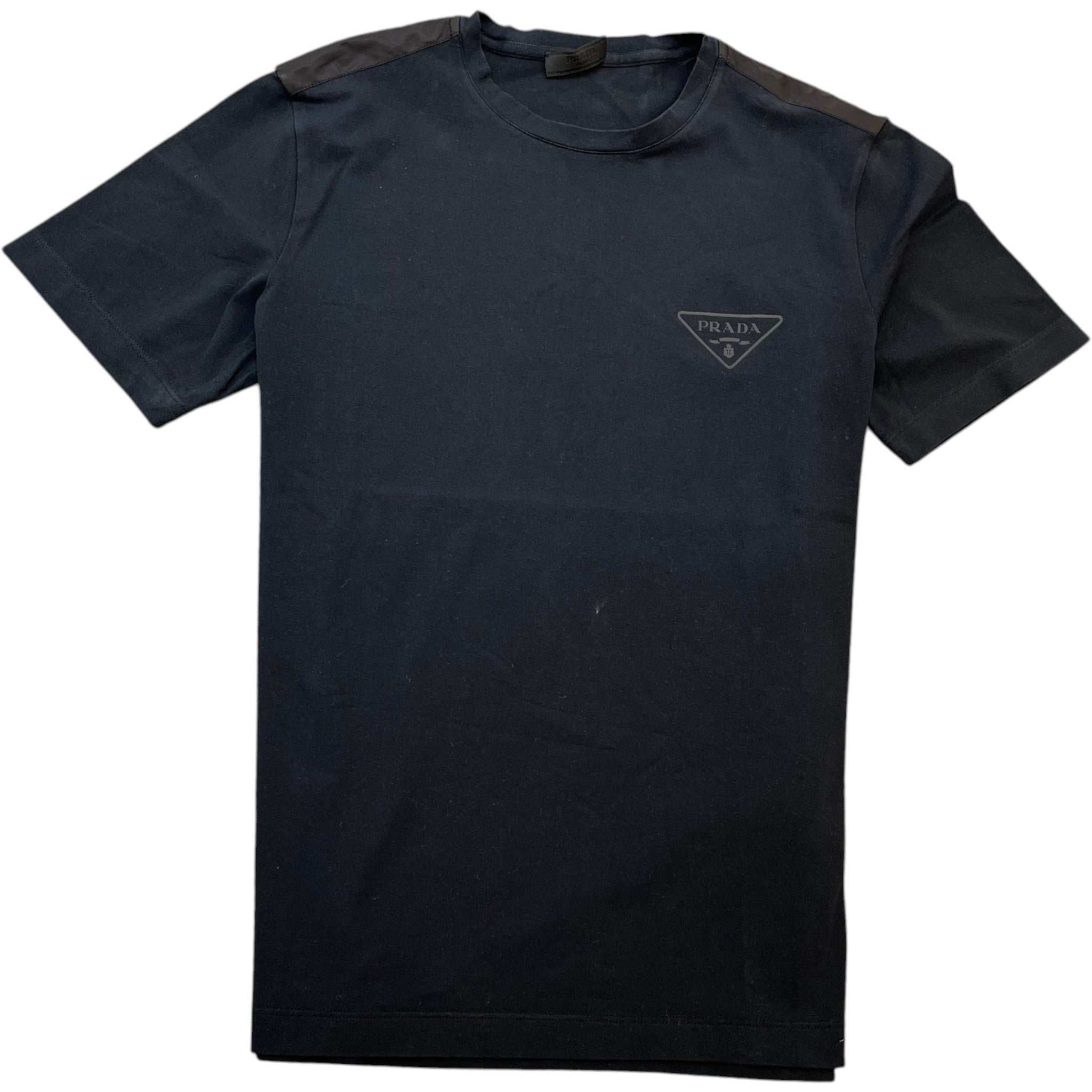 Men's Logo Print T-Shirt Black Size S