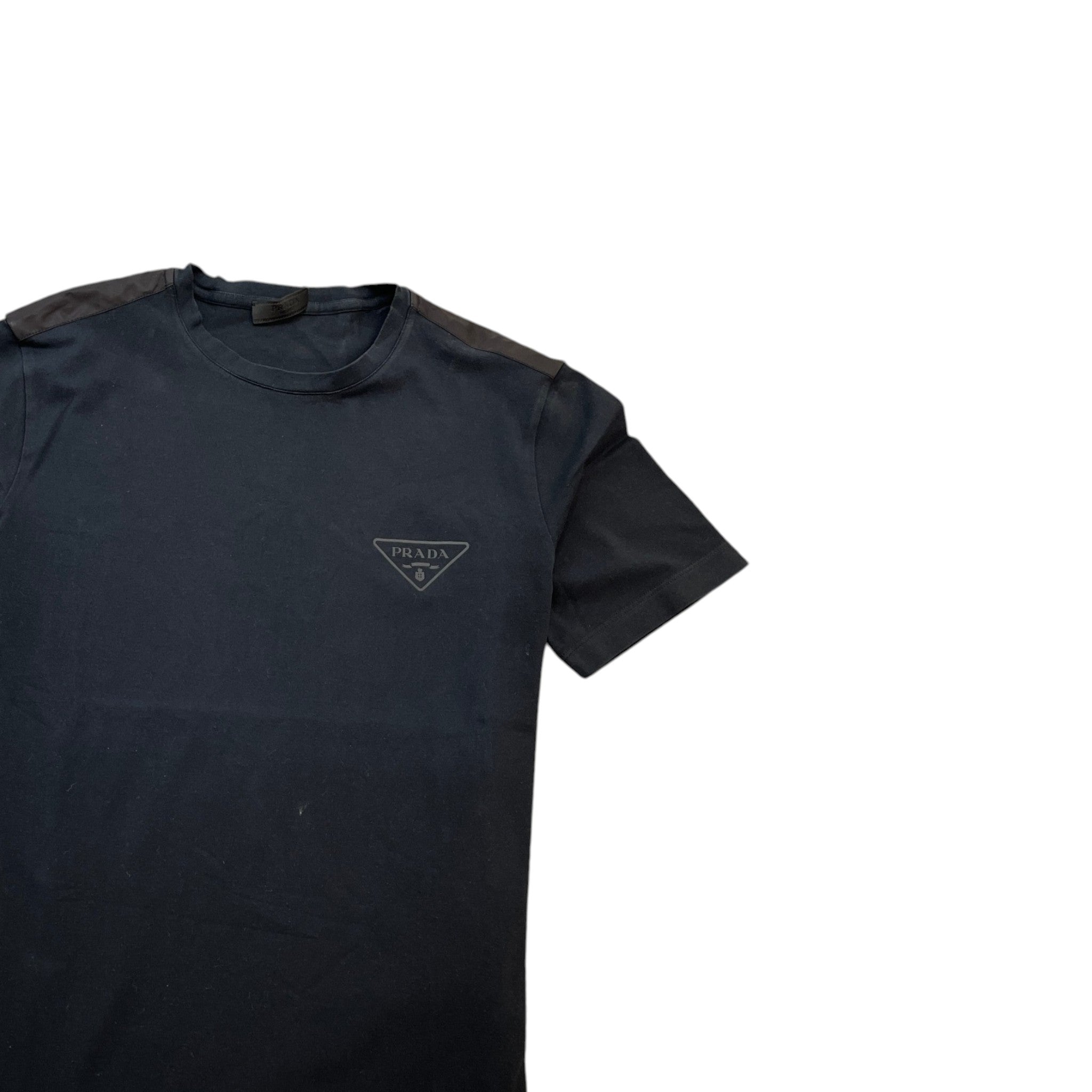 Men's Logo Print T-Shirt Black Size S
