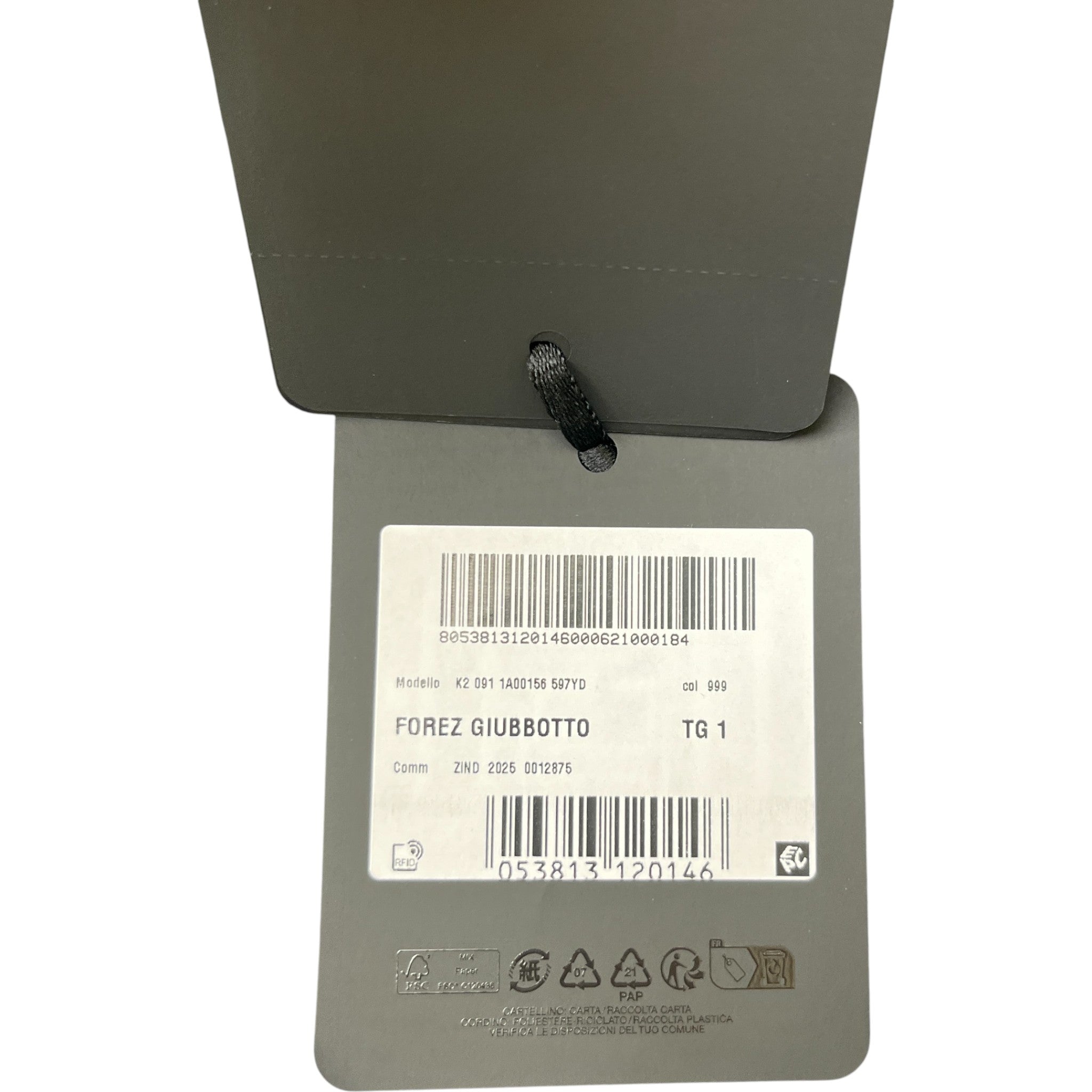 Men's Forez Down Jacket Black Size 1 / S