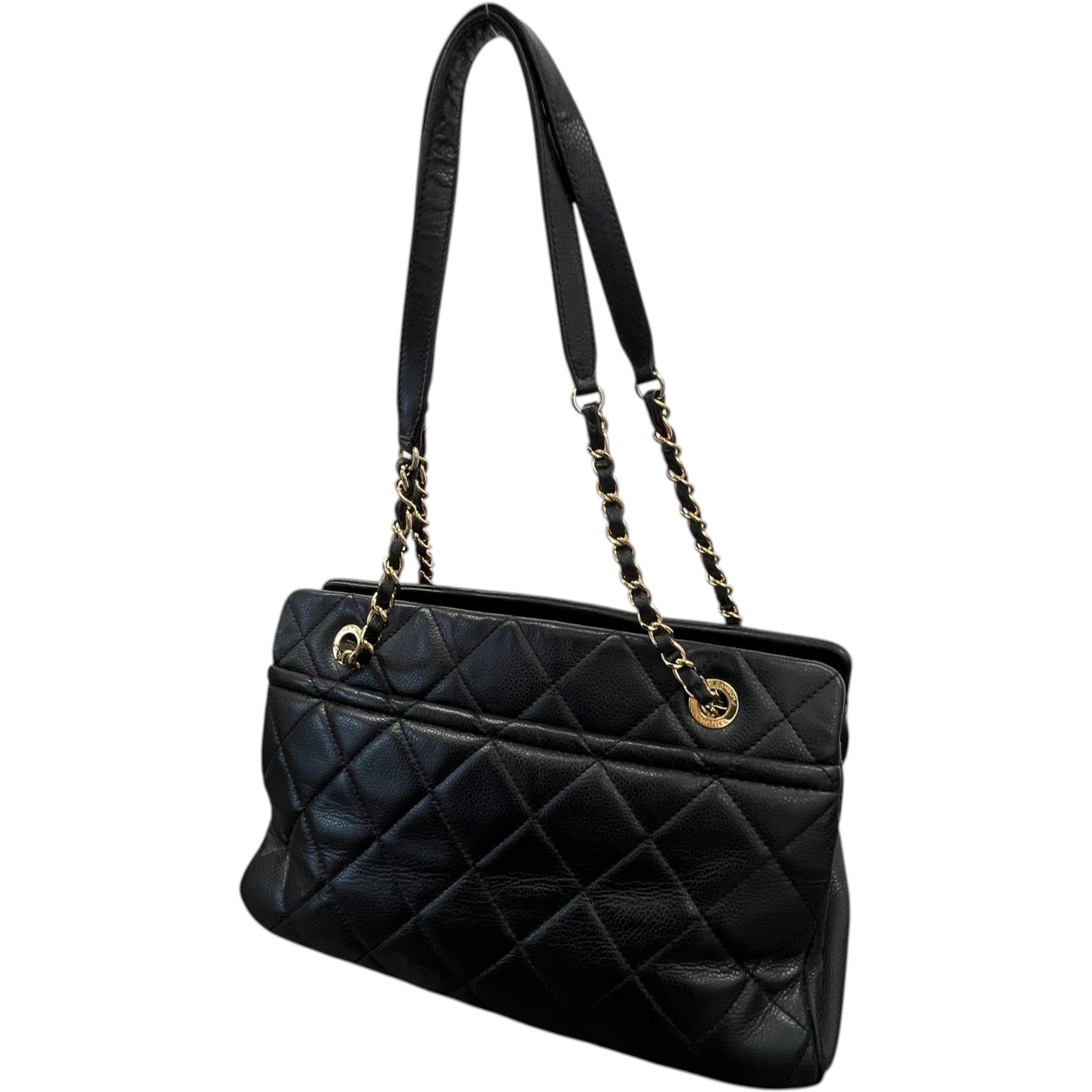 Women's Timeless Cc Chain Caviar Bag Black