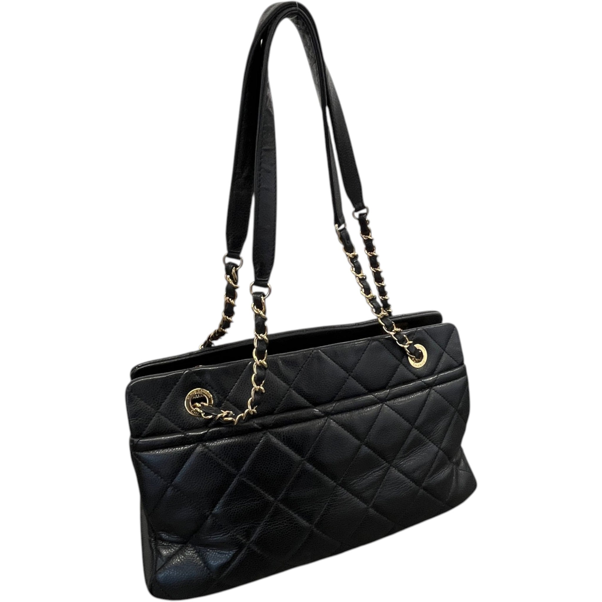 Women's Timeless Cc Chain Caviar Bag Black