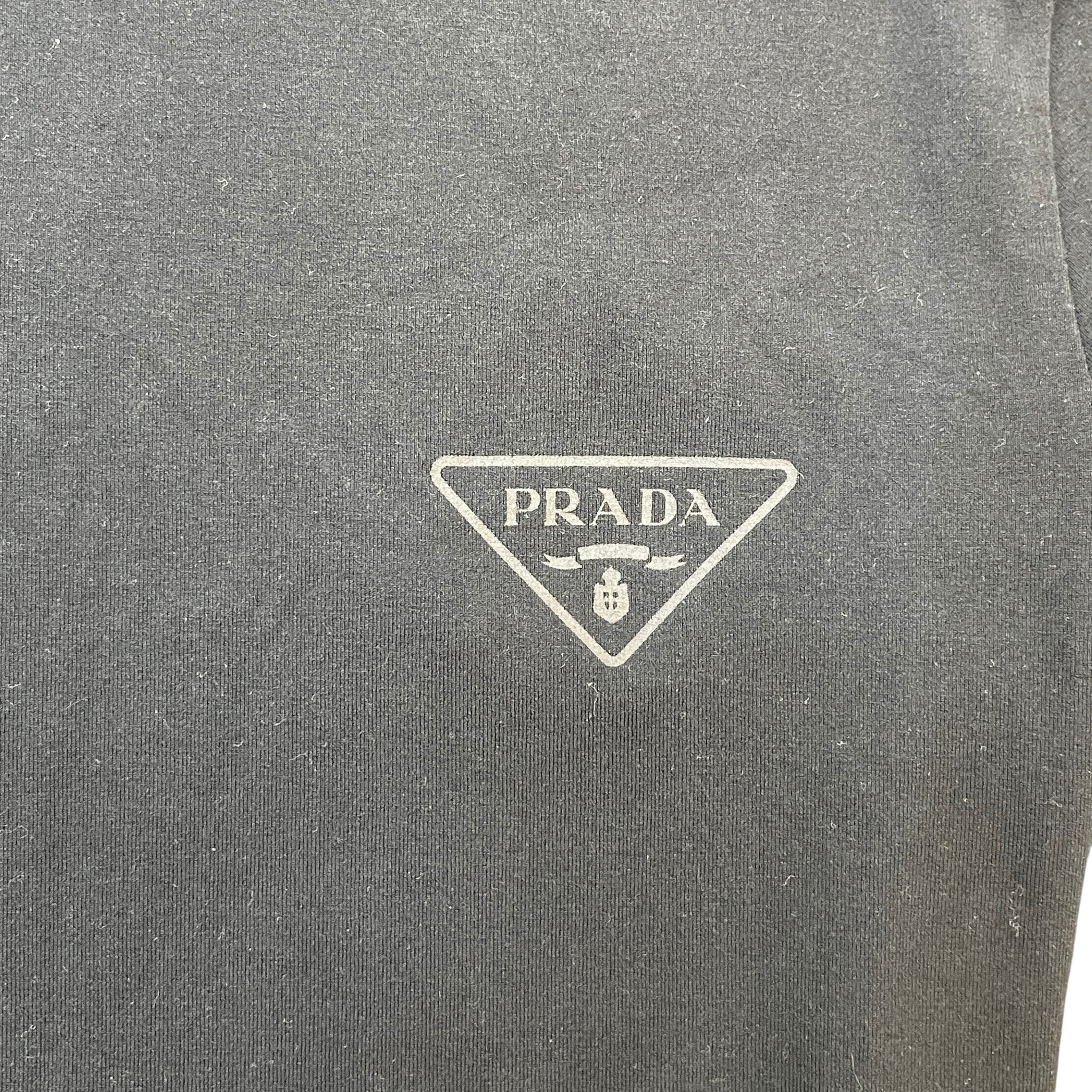 Men's Logo Print T-Shirt Black Size S