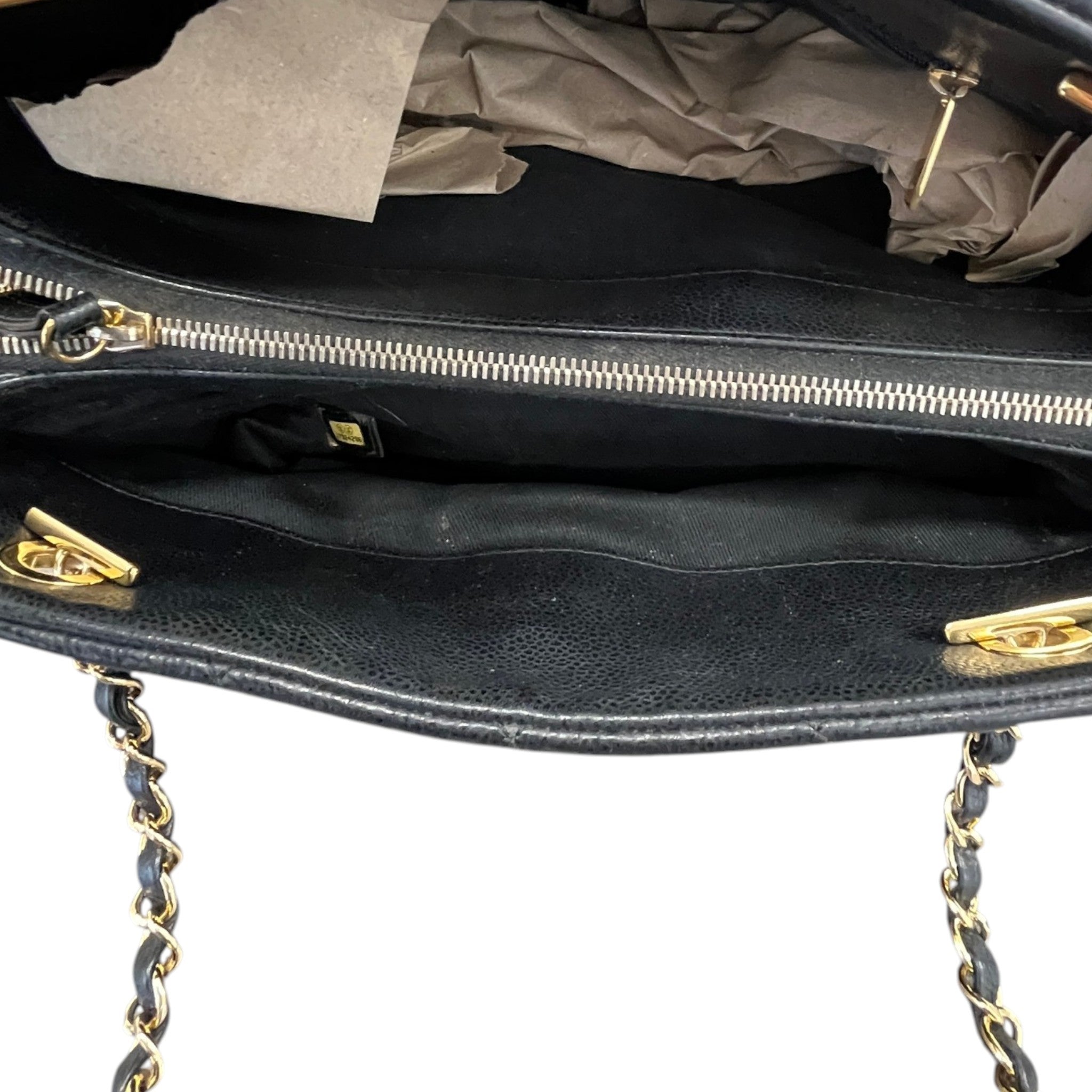 Women's Timeless Cc Chain Caviar Bag Black