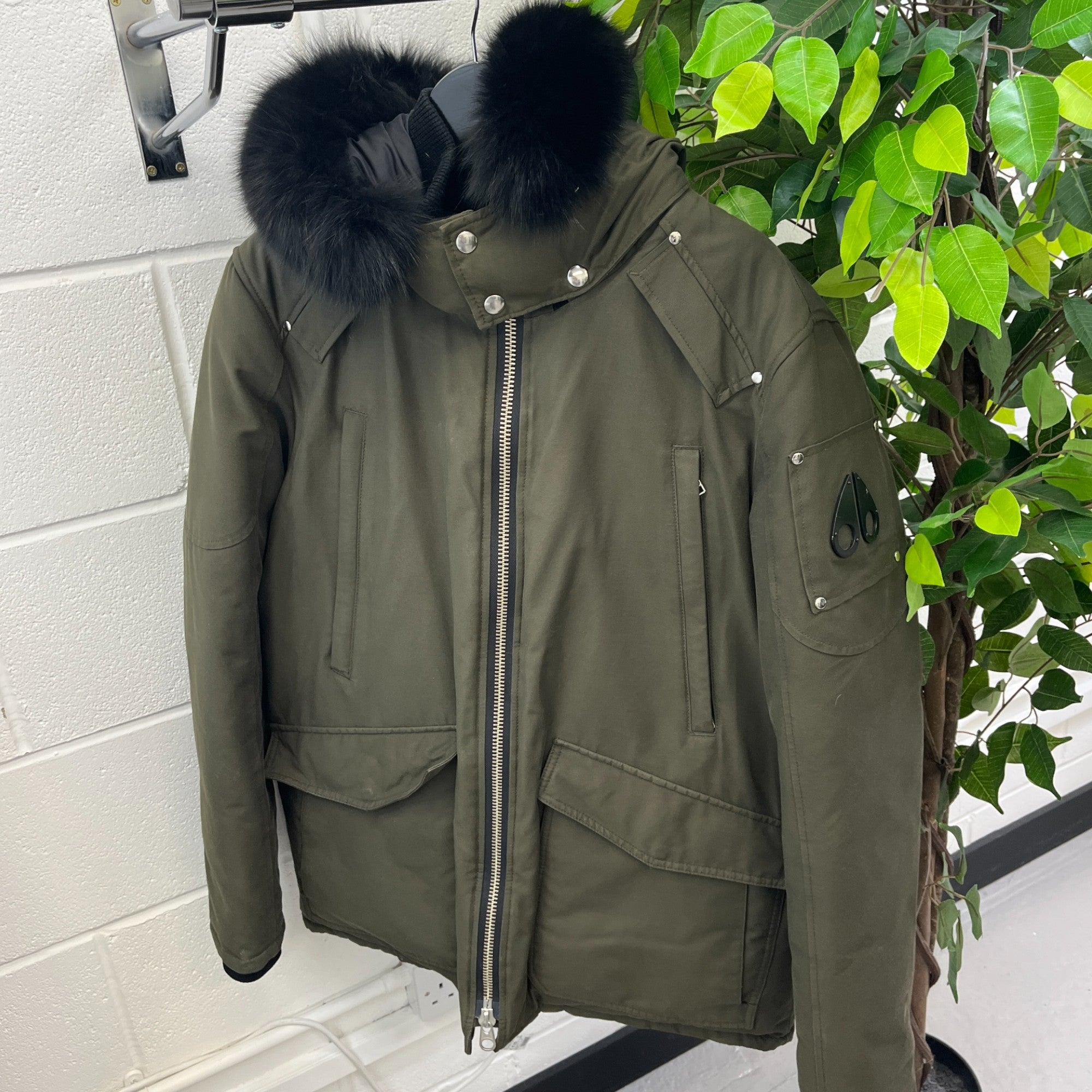 Men's Pearson Down Jacket Khaki Size XL