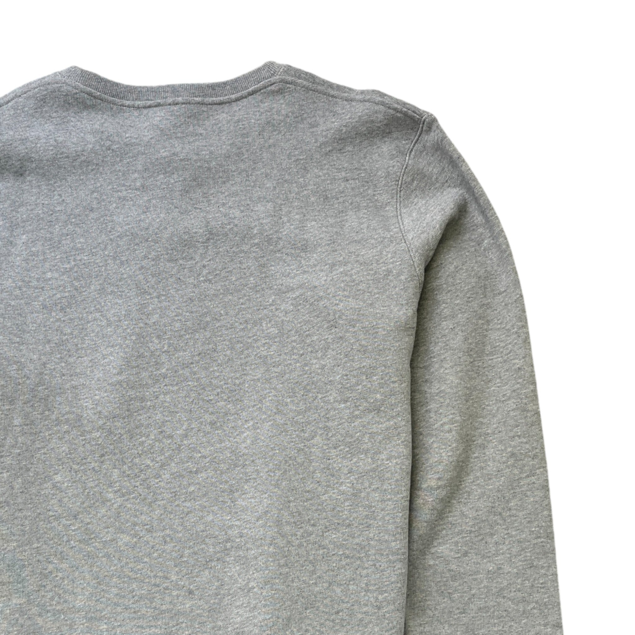 Men's Embroidered Logo Sweatshirt Grey Size L