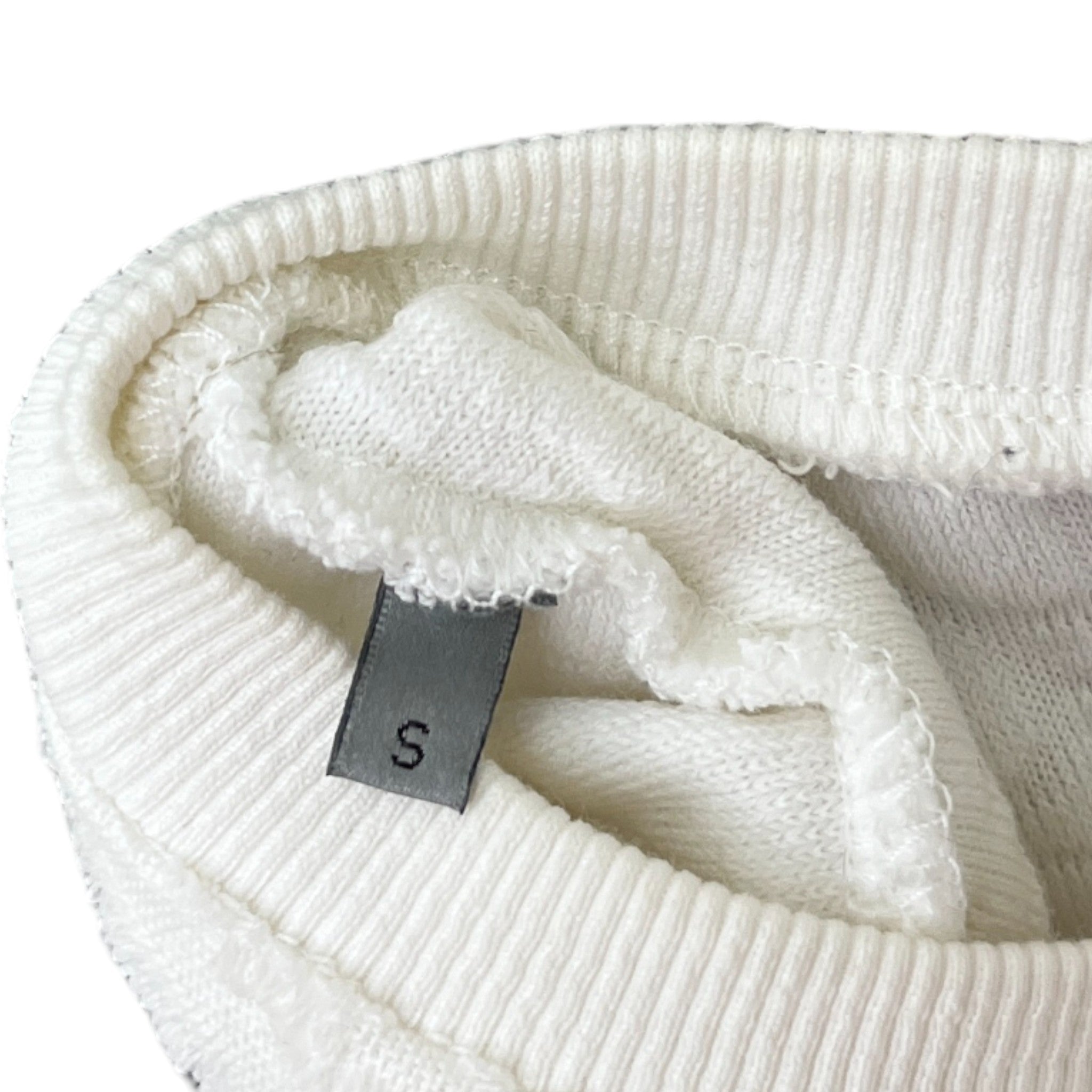 Men's Oblique Top White Size S