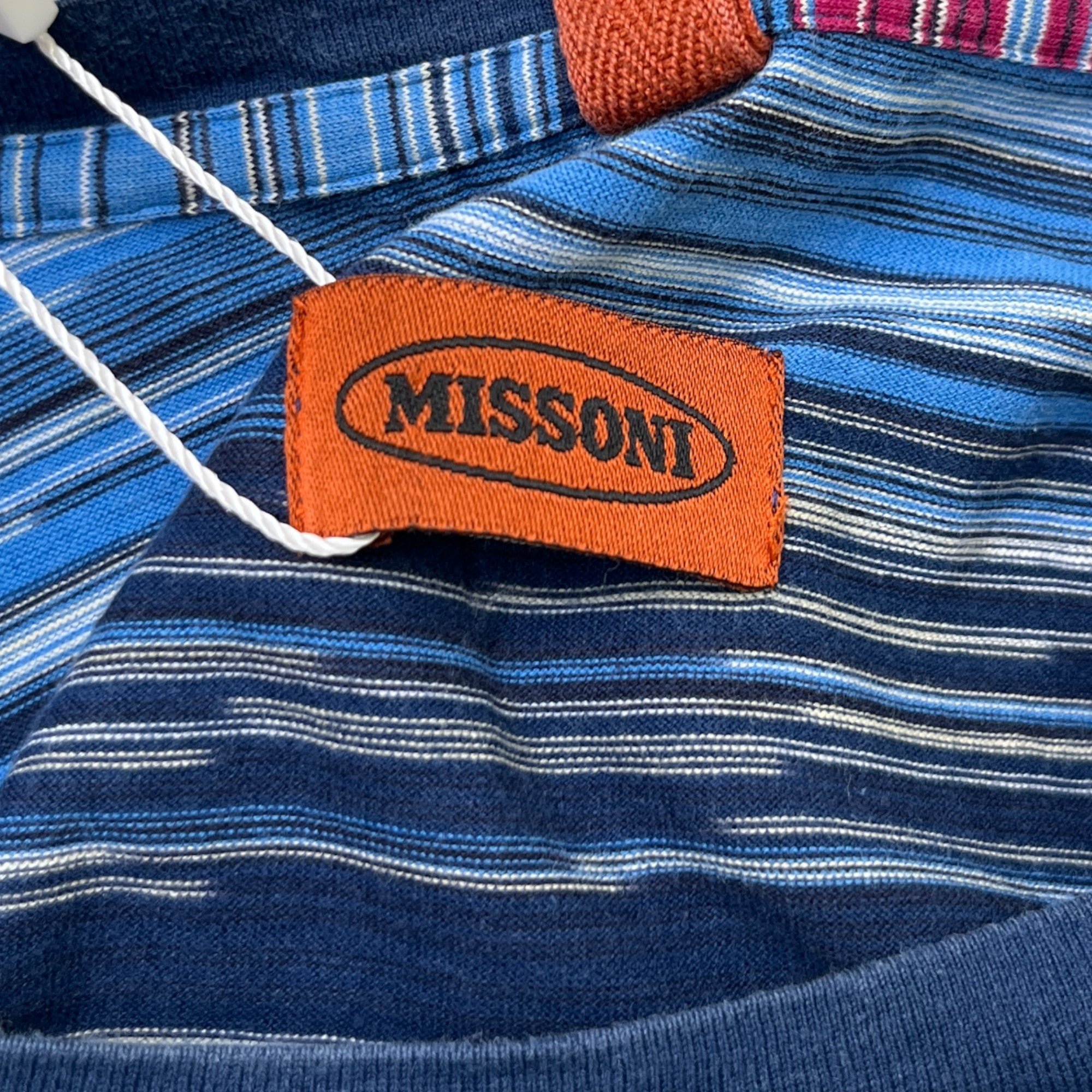 Men's Stripe T-Shirt Multi-Coloured Size XS