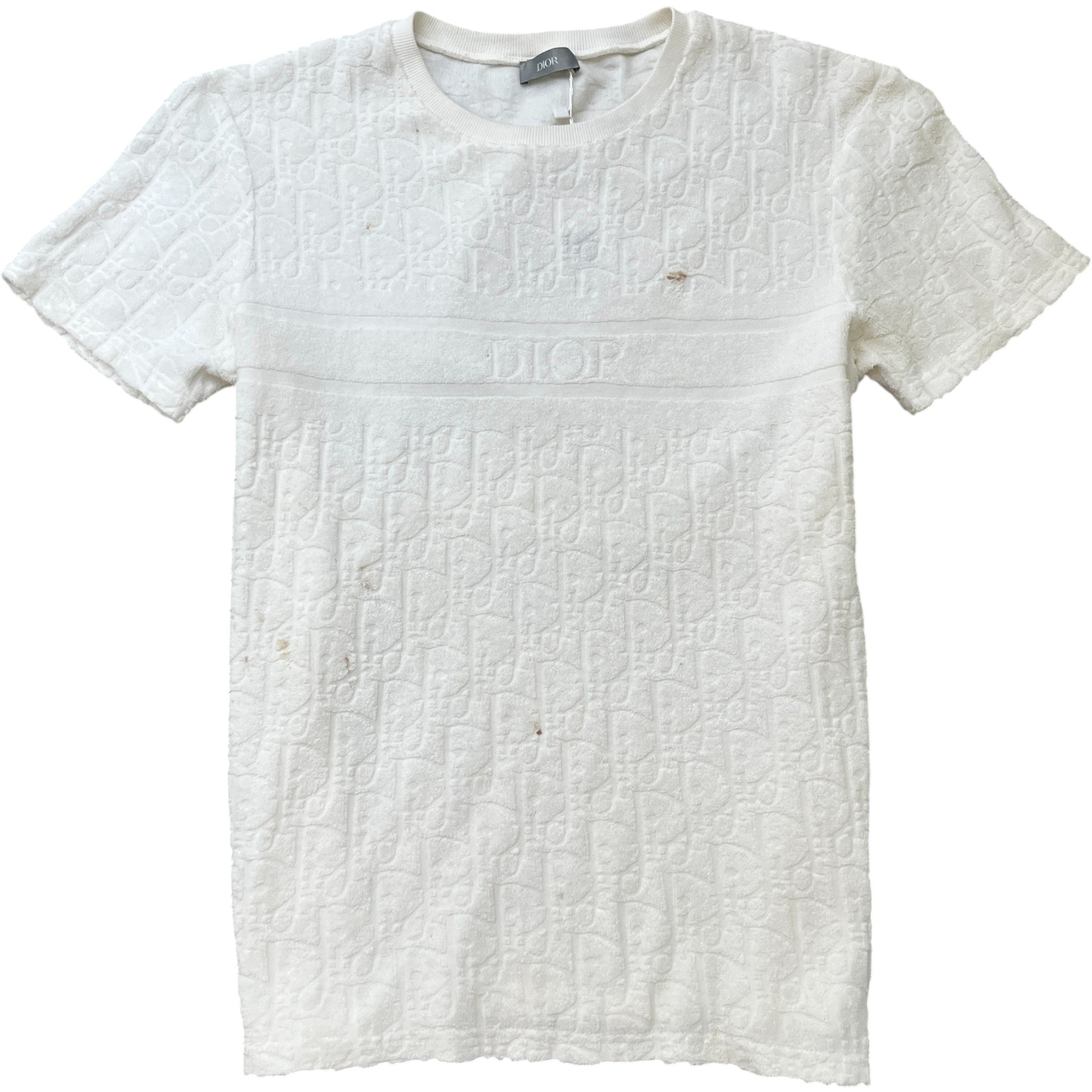 Men's Oblique Top White Size S