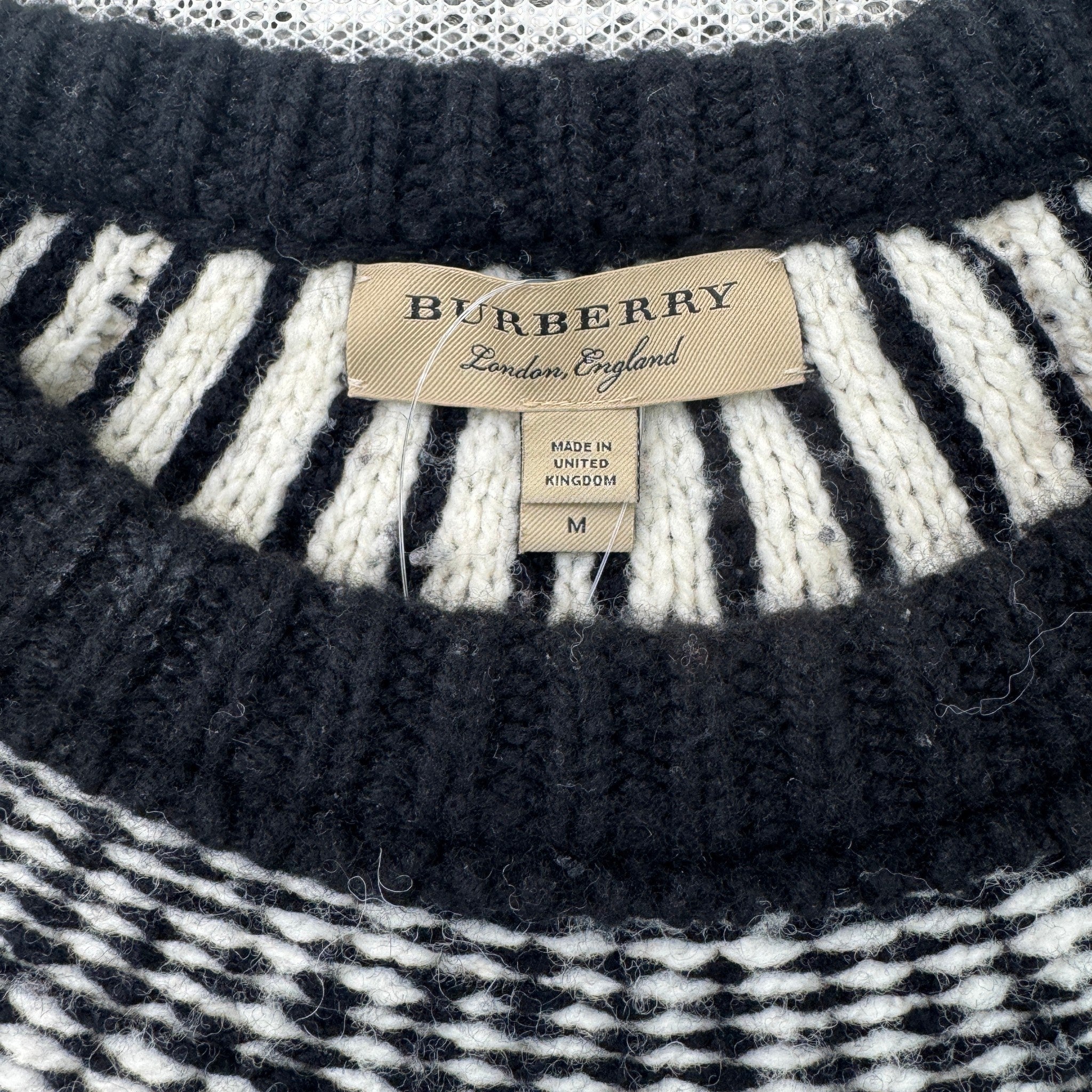 Men's Rycroft Fair Isle Sweatshirt Black Size M