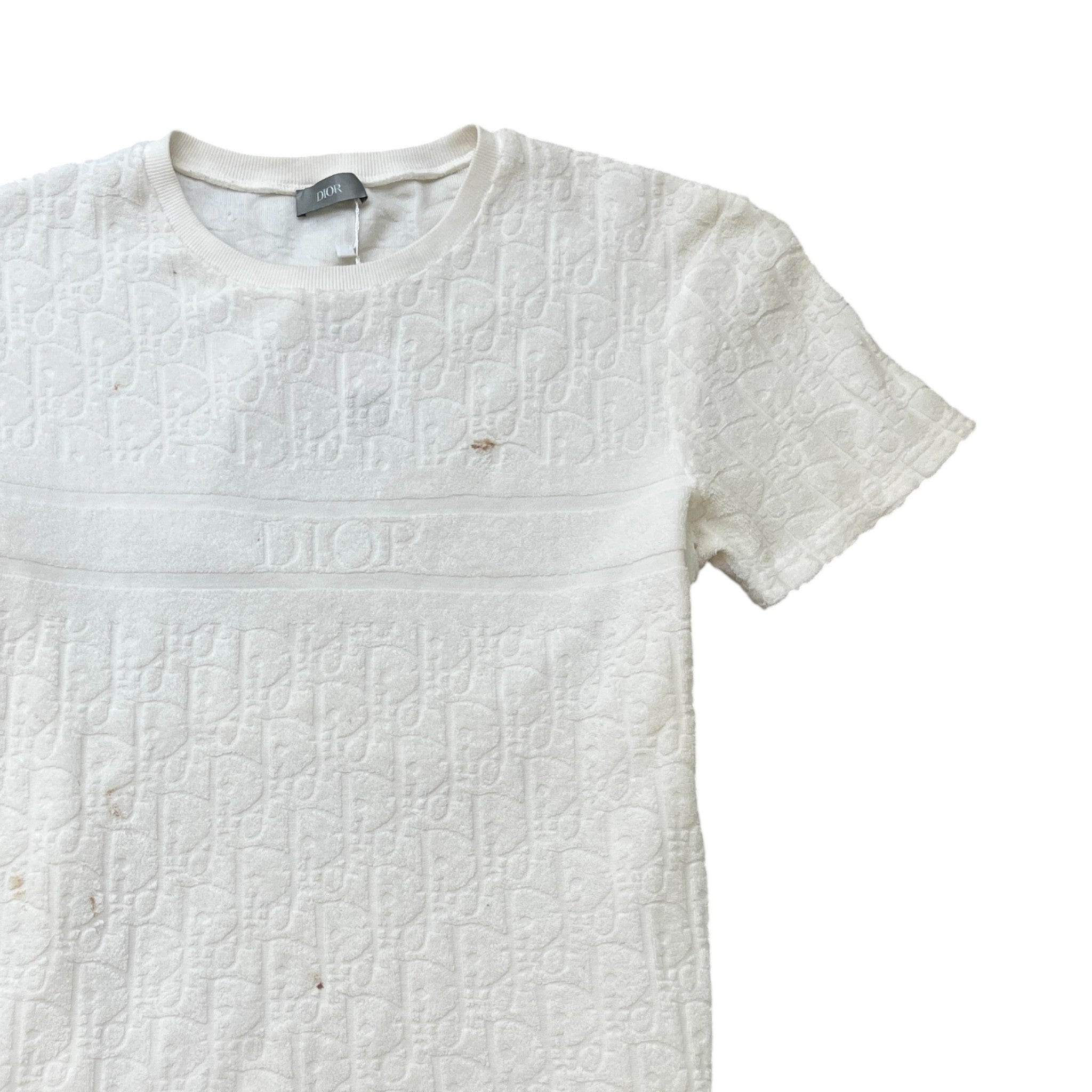 Men's Oblique Top White Size S