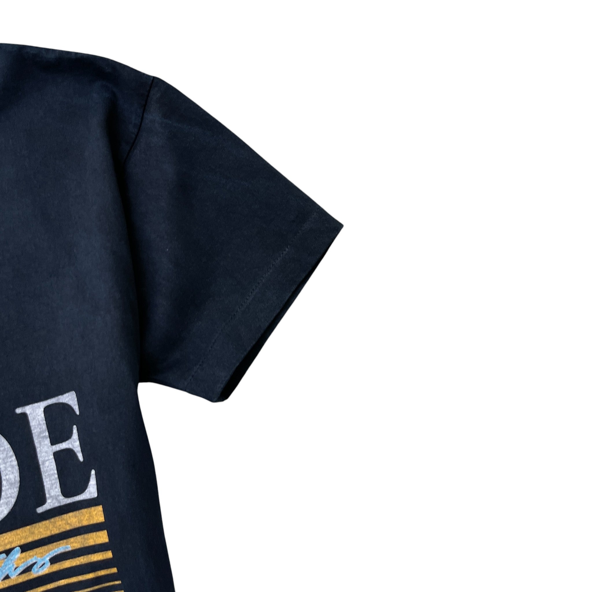 Men's Tropics Logo Print T-Shirt Black Size M