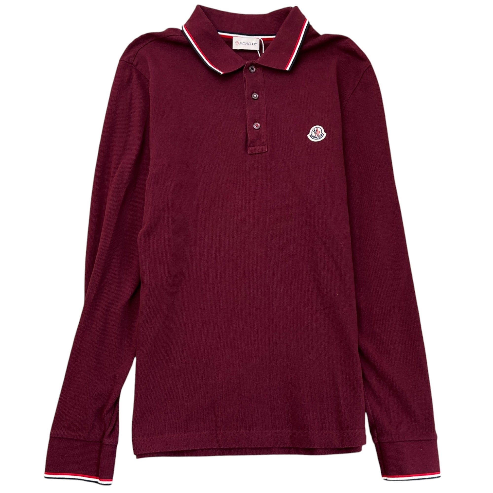 Men's Maglia Polo Shirt Burgundy Size M