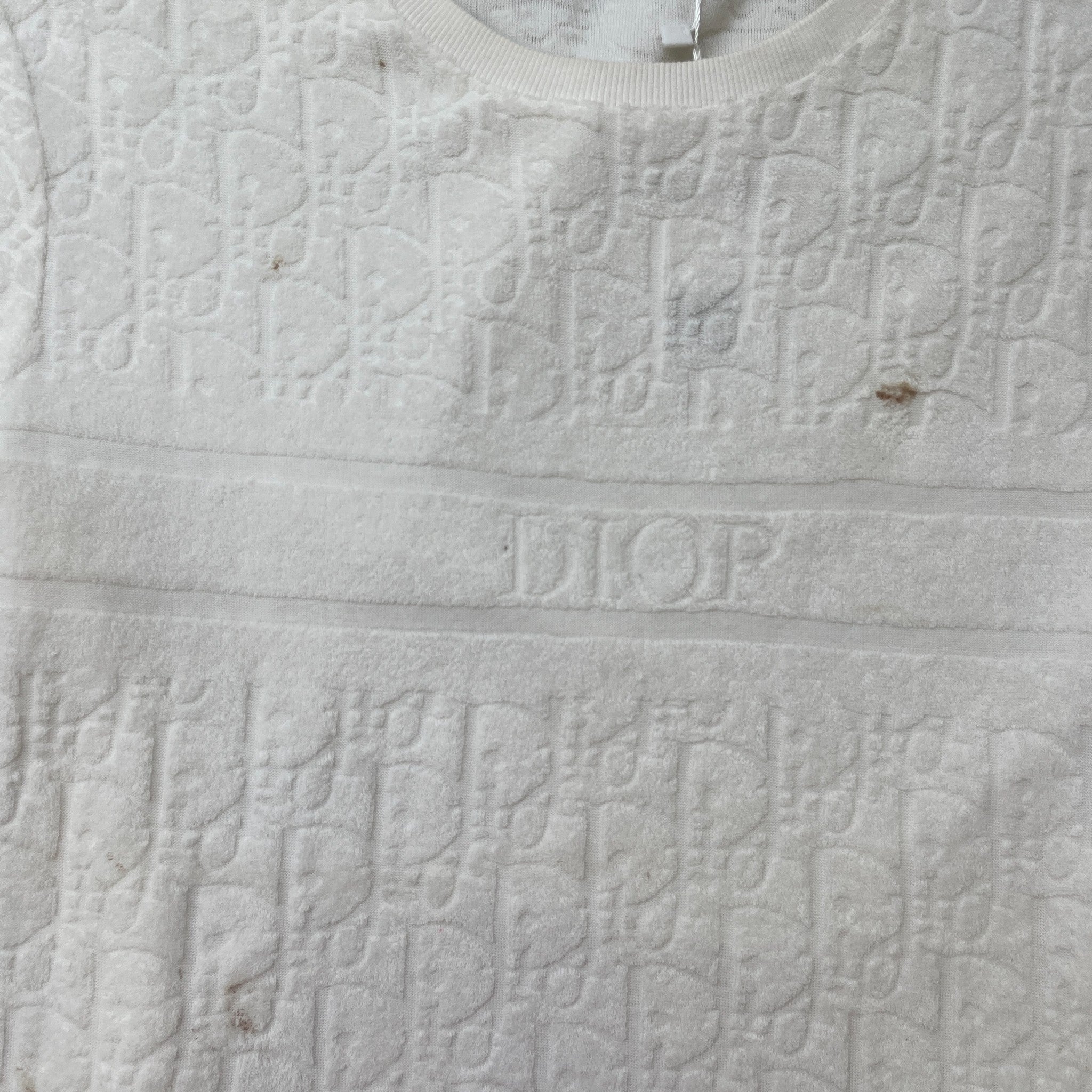 Men's Oblique Top White Size S