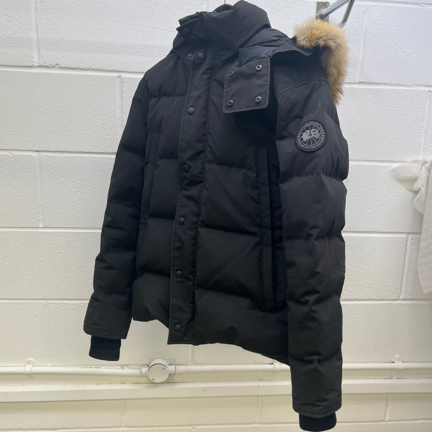 Men's Wyndham Parka Down Jacket Black Size M