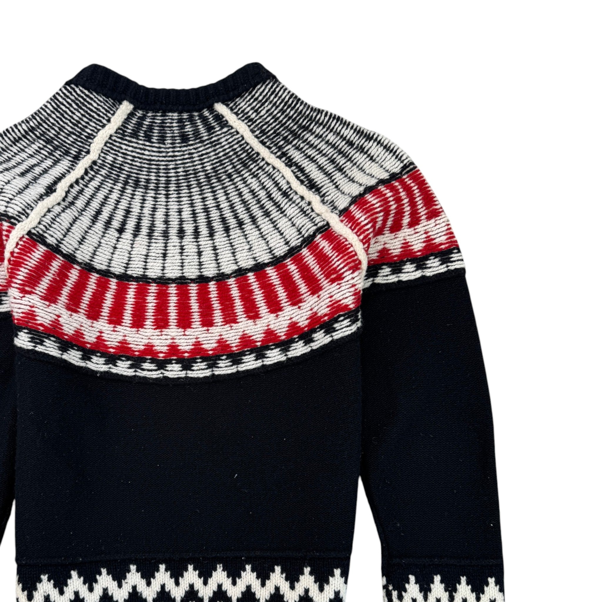 Men's Rycroft Fair Isle Sweatshirt Black Size M
