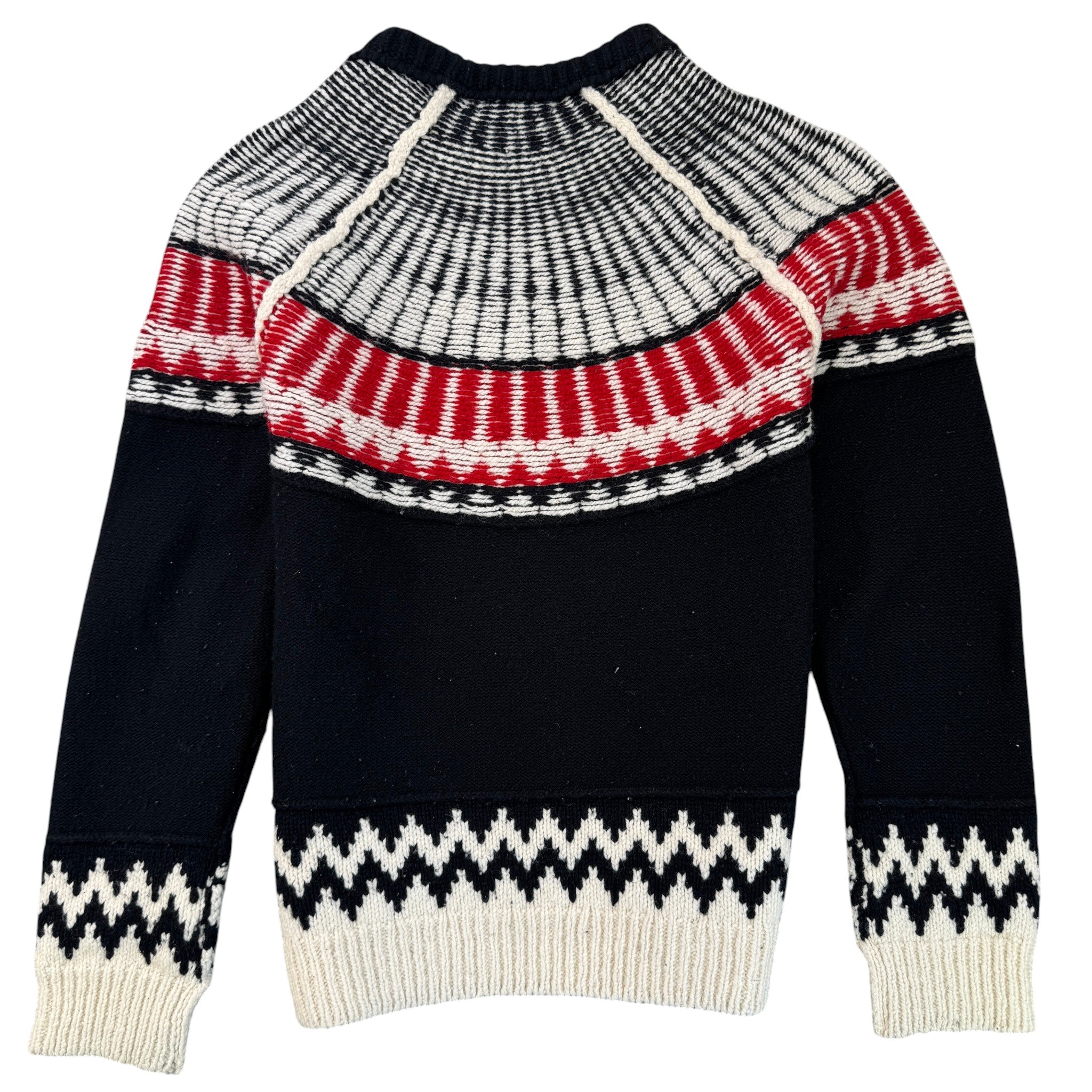 Men's Rycroft Fair Isle Sweatshirt Black Size M