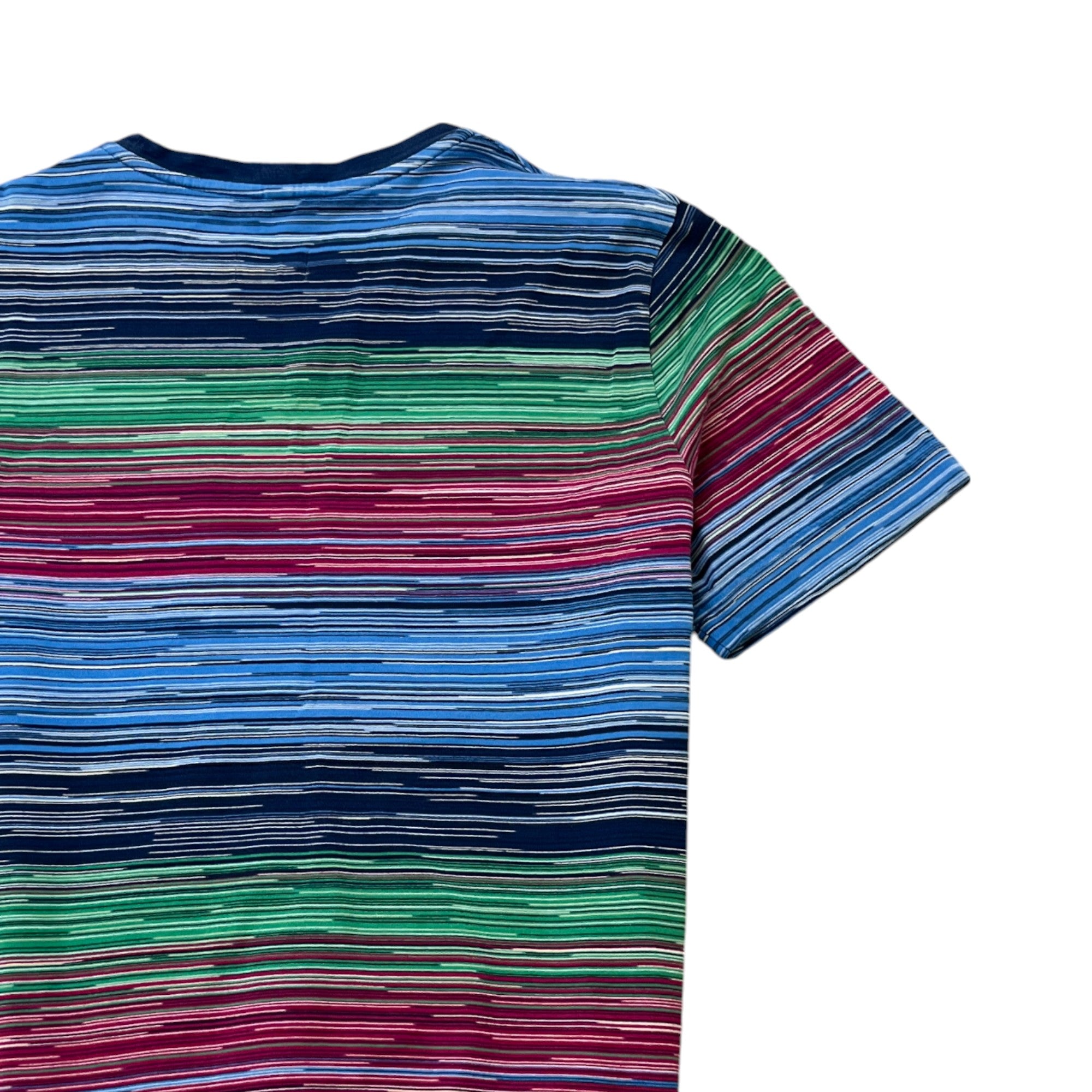 Men's Stripe T-Shirt Multi-Coloured Size XS