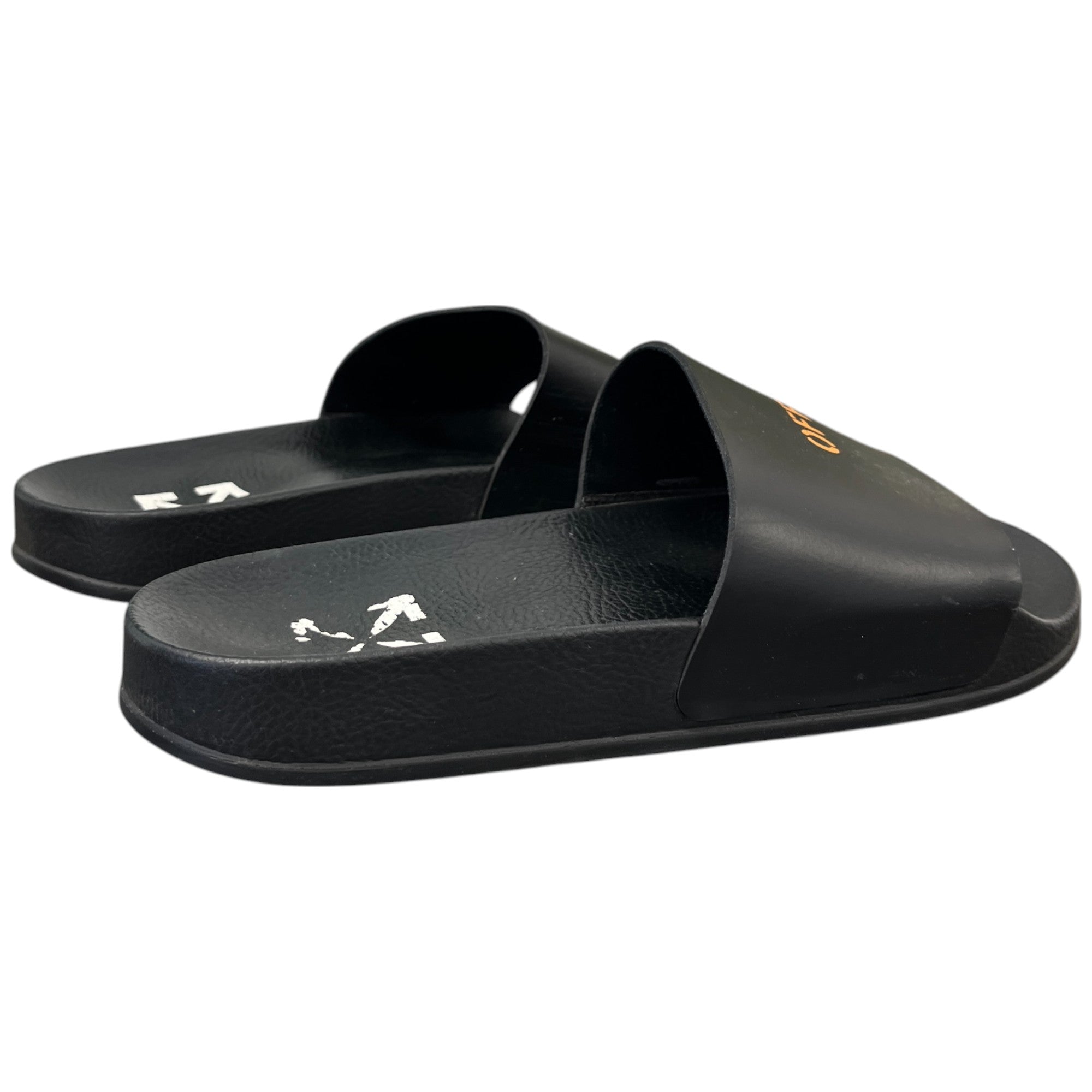 Women's Logo Print Pool Slides Black Size EU 38 / UK 5