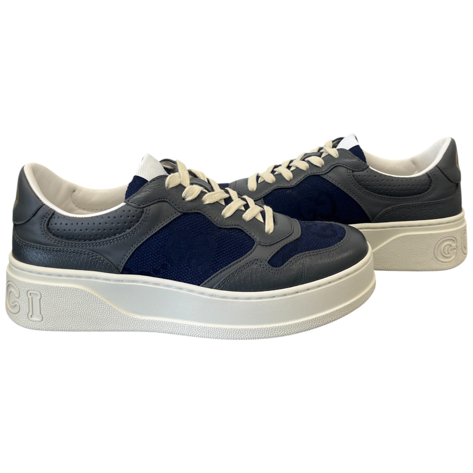 Men's Gg Supreme Low Trainers Blue Size EU 39 / UK 5