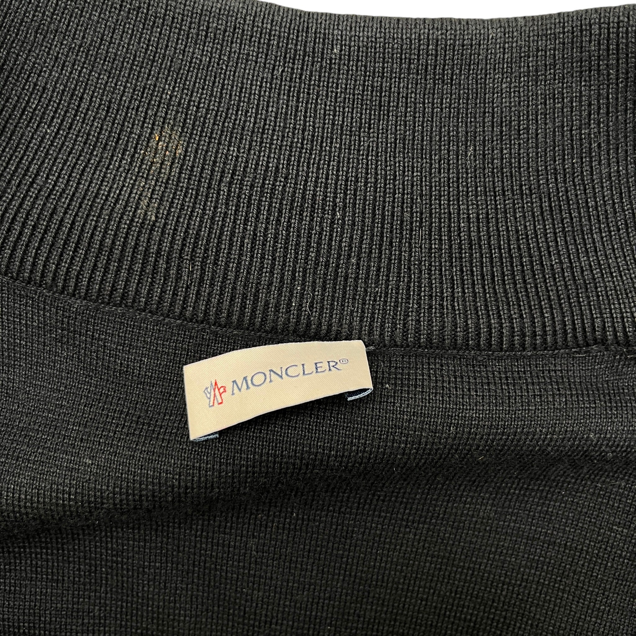Men's Maglione Tricot Jacket Black Size XL