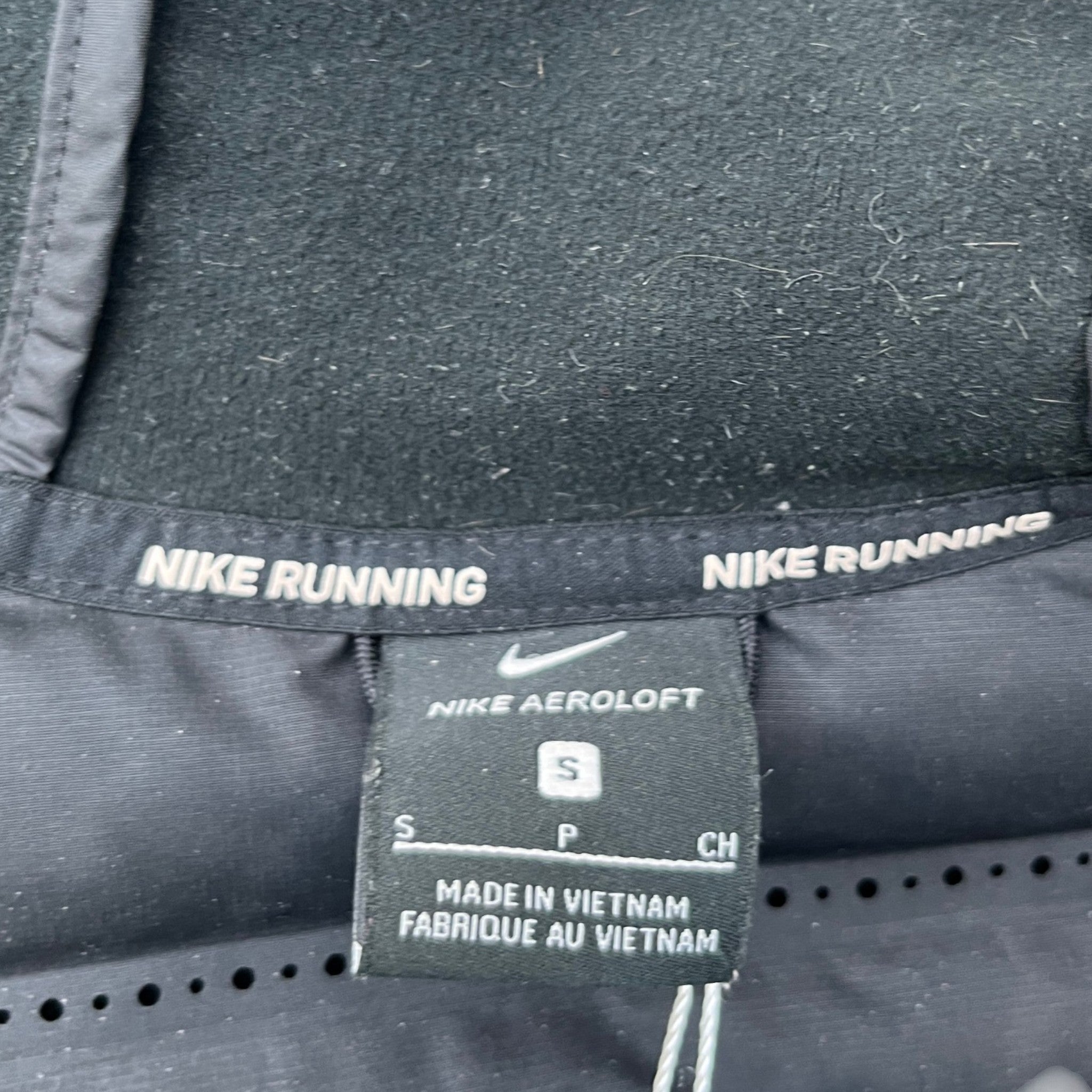 Men's Aeroloft Padded Hybrid Jacket Black Size S