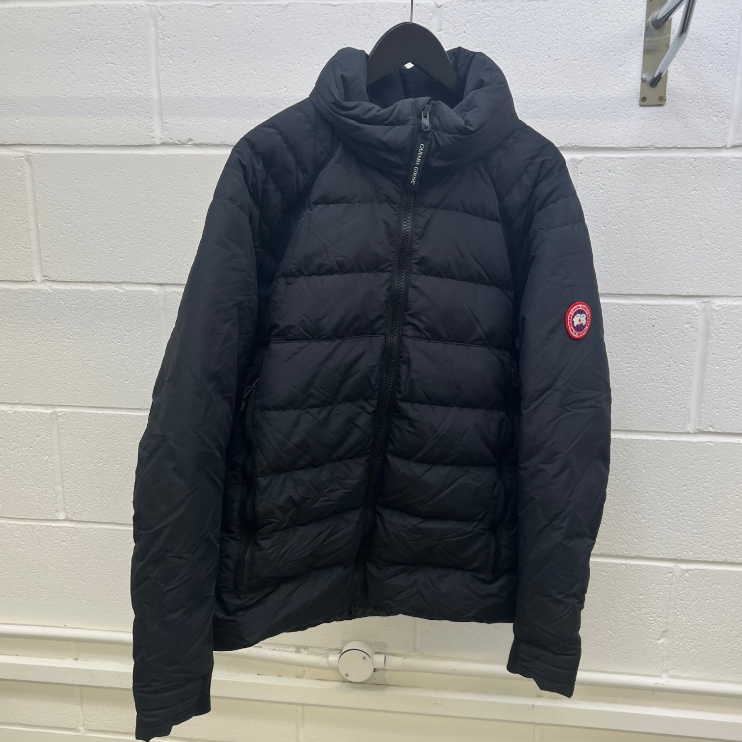 Men's Hybridge Base Down Jacket Black Size XL