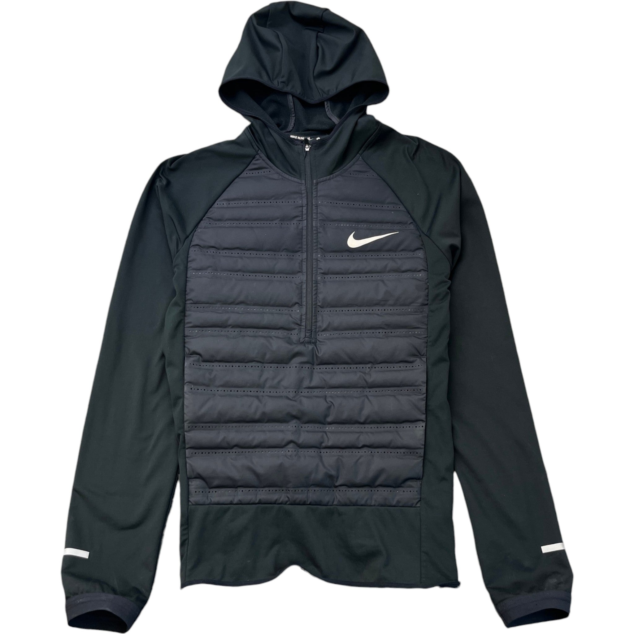 Men's Aeroloft Padded Hybrid Jacket Black Size S