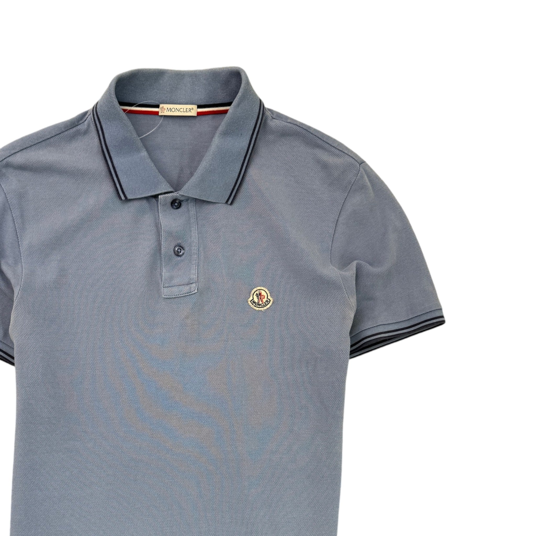 Men's Maglia Polo Shirt Blue Size S