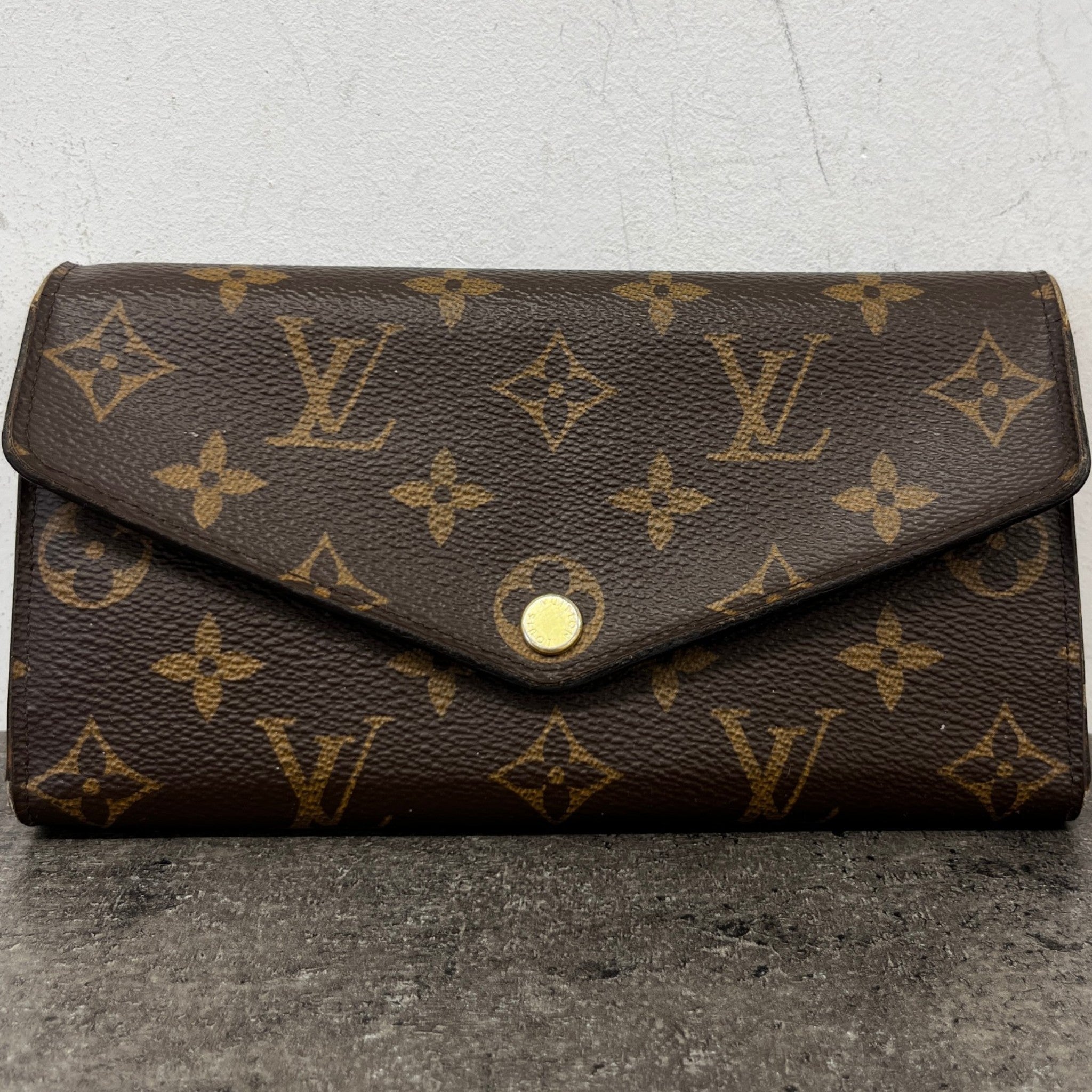 Women's Sarah Monogram Wallet Brown