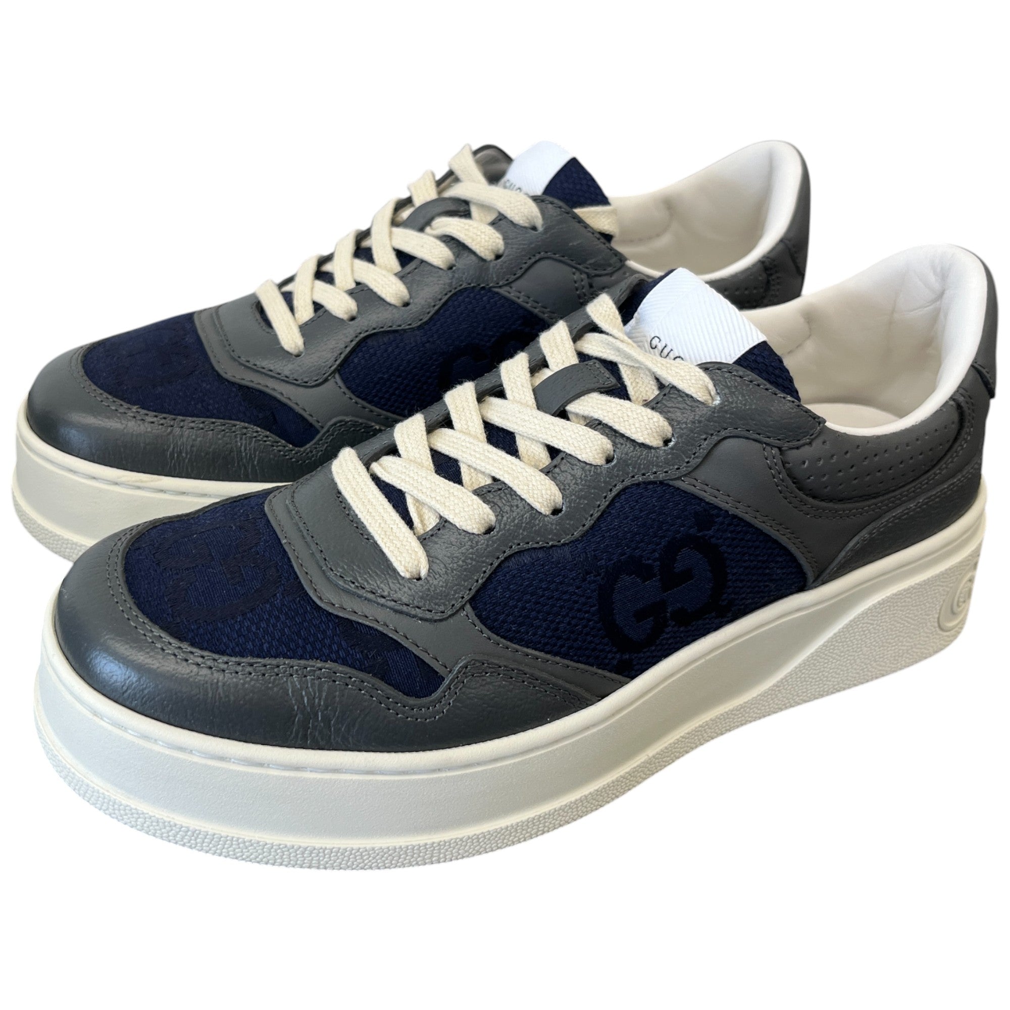Men's Gg Supreme Low Trainers Blue Size EU 39 / UK 5