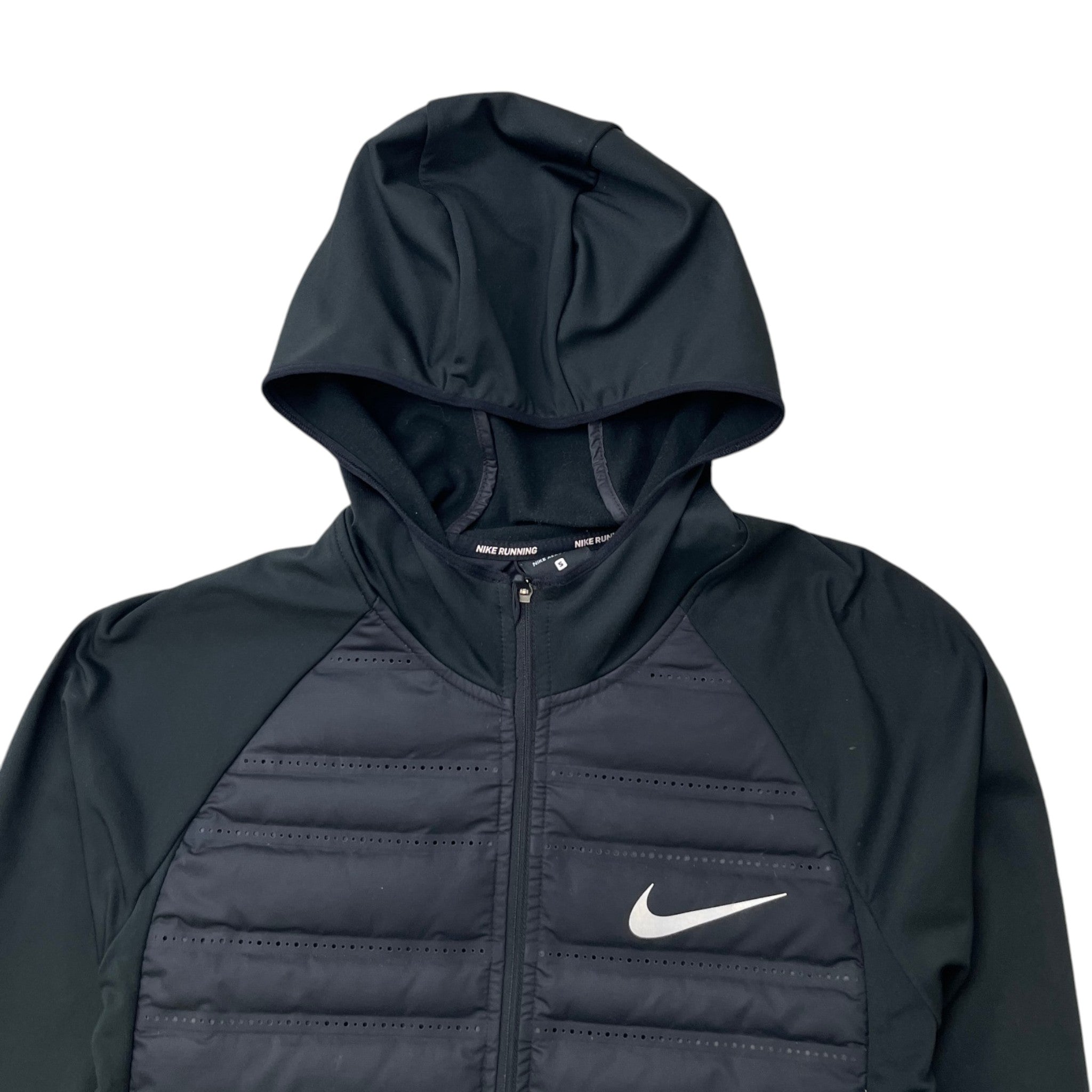 Men's Aeroloft Padded Hybrid Jacket Black Size S