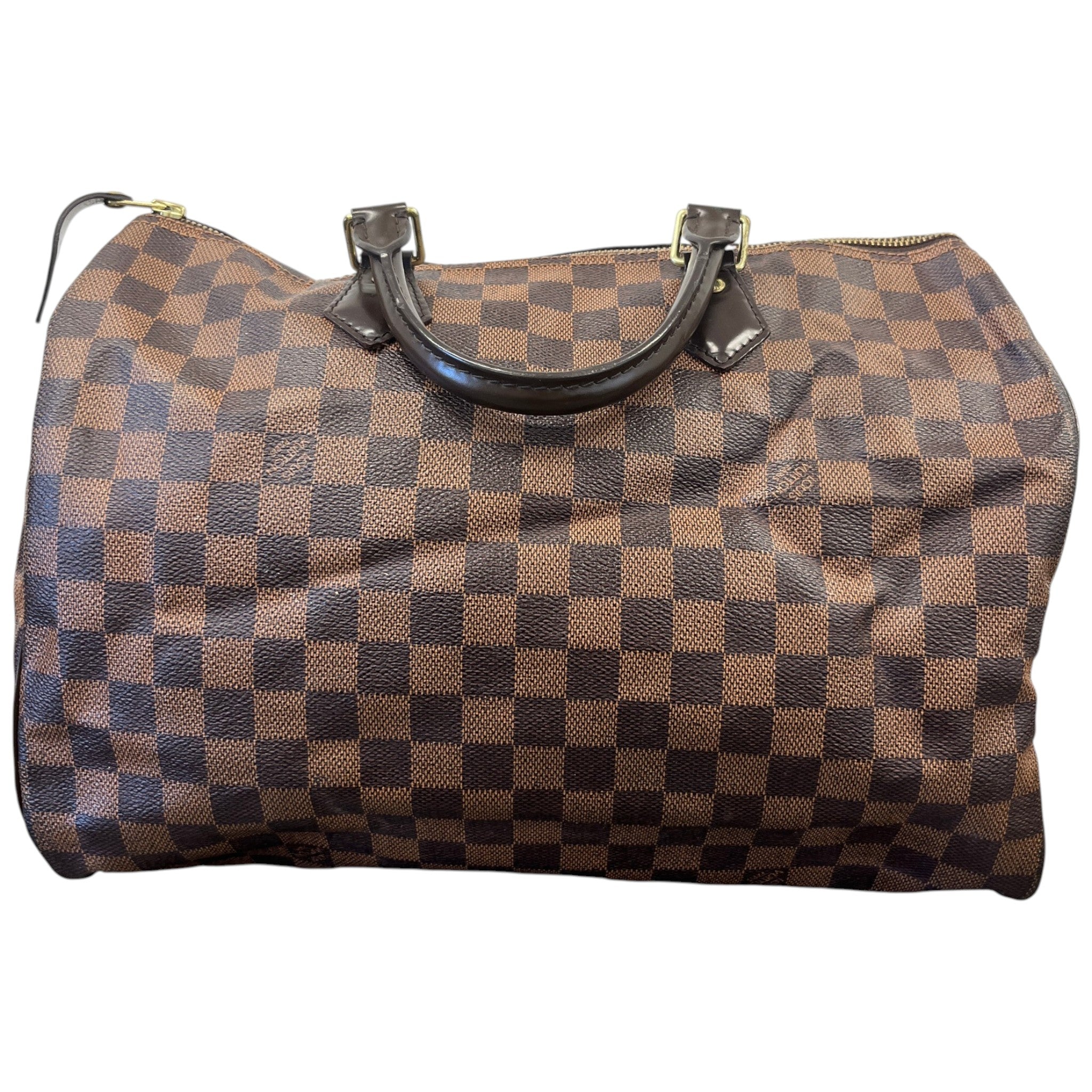 Women's Damier Ebene Speedy 35 Bag Brown