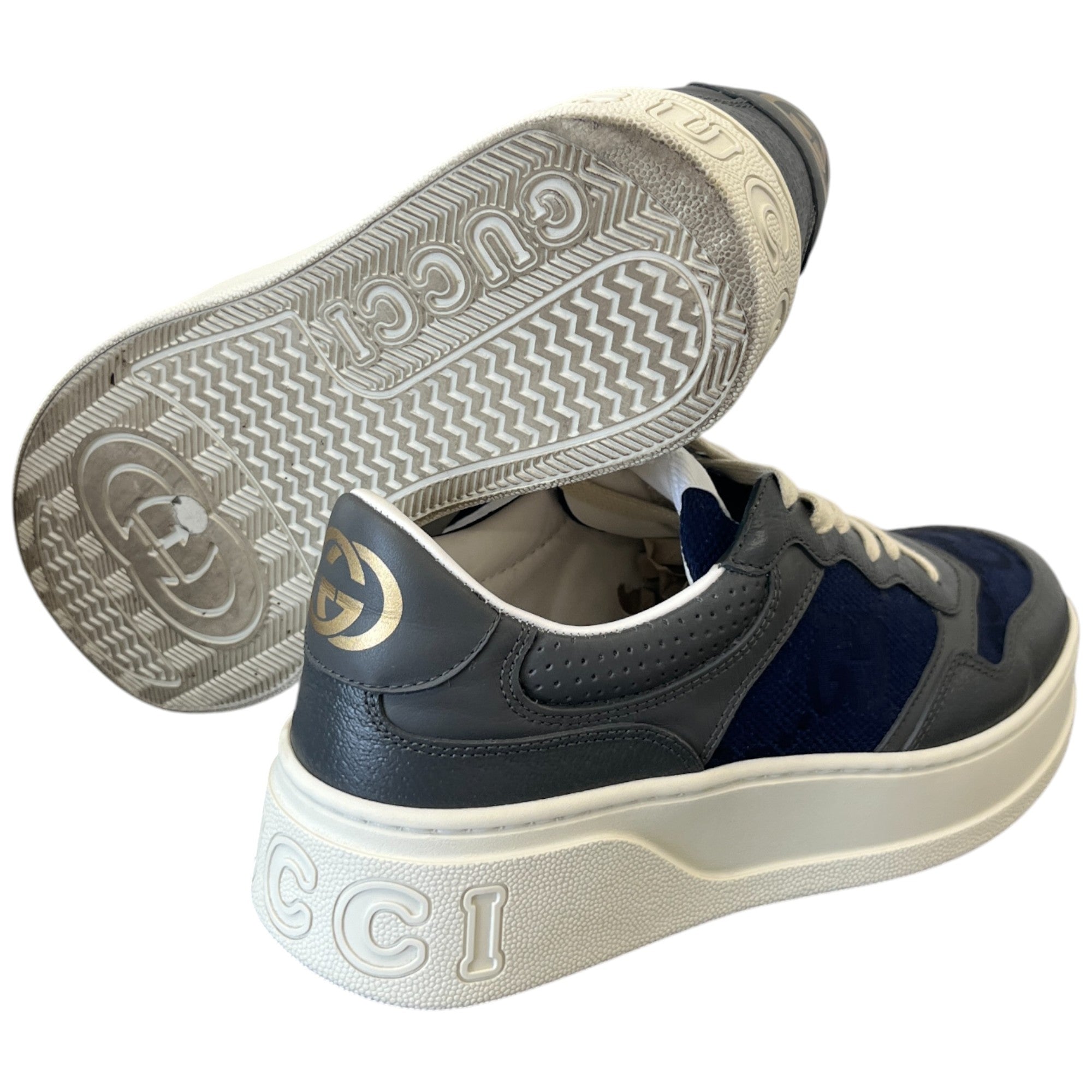 Men's Gg Supreme Low Trainers Blue Size EU 39 / UK 5