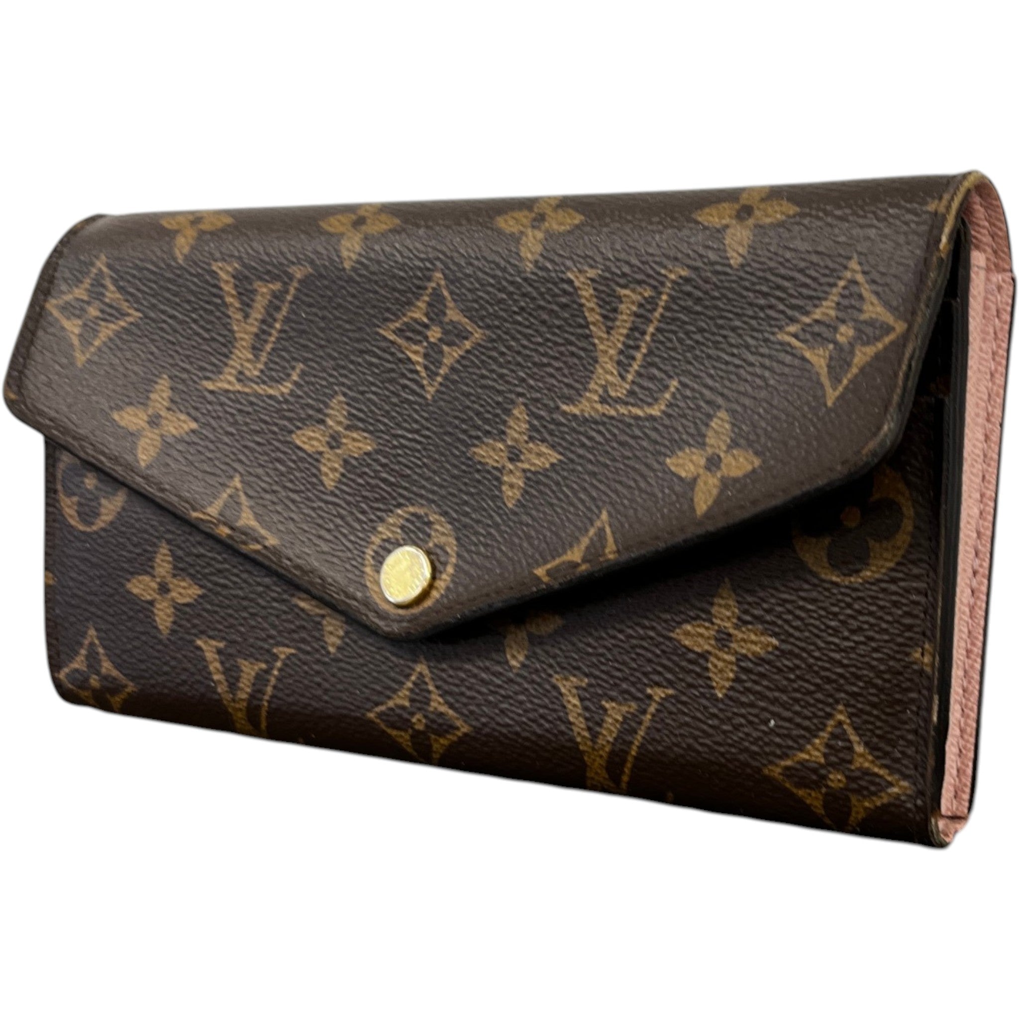 Women's Sarah Monogram Wallet Brown